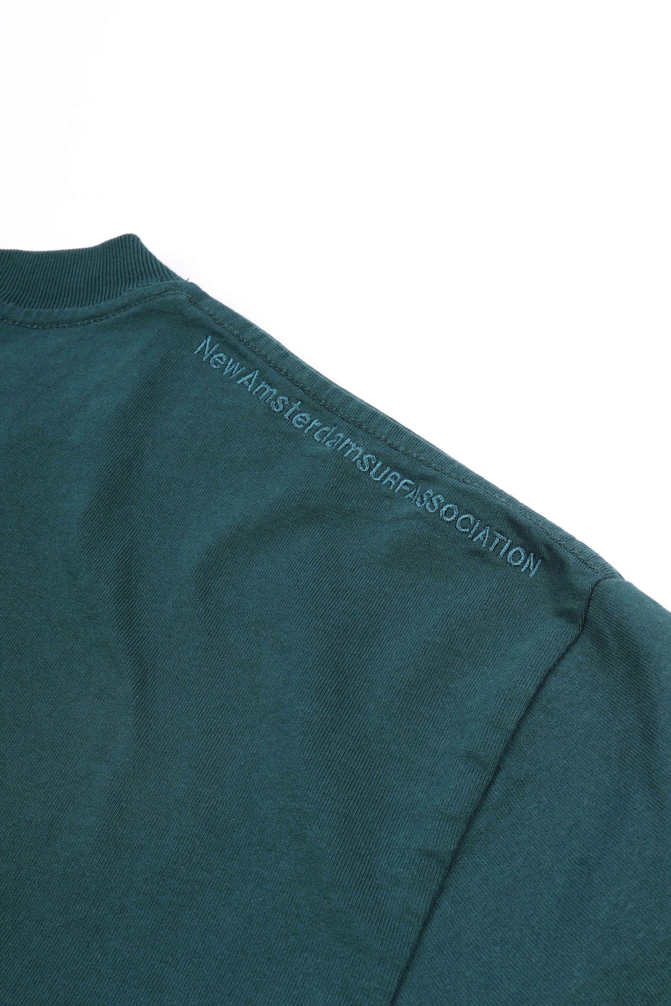 Mini logo tee pine