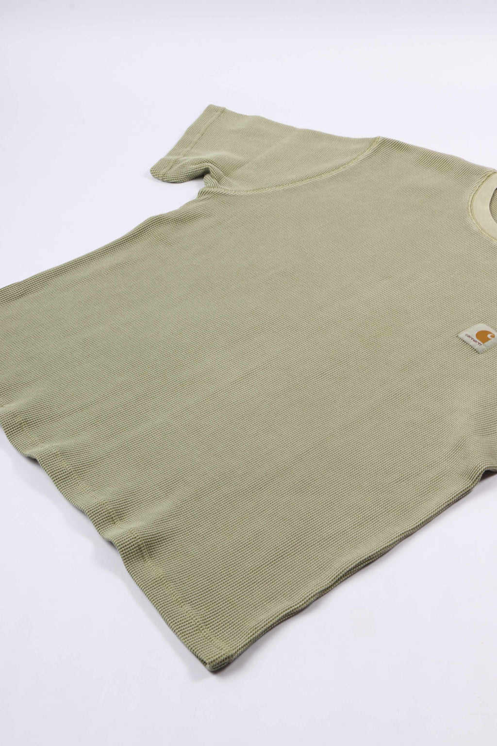 S/s nelson waffle t-shirt gentle green gd