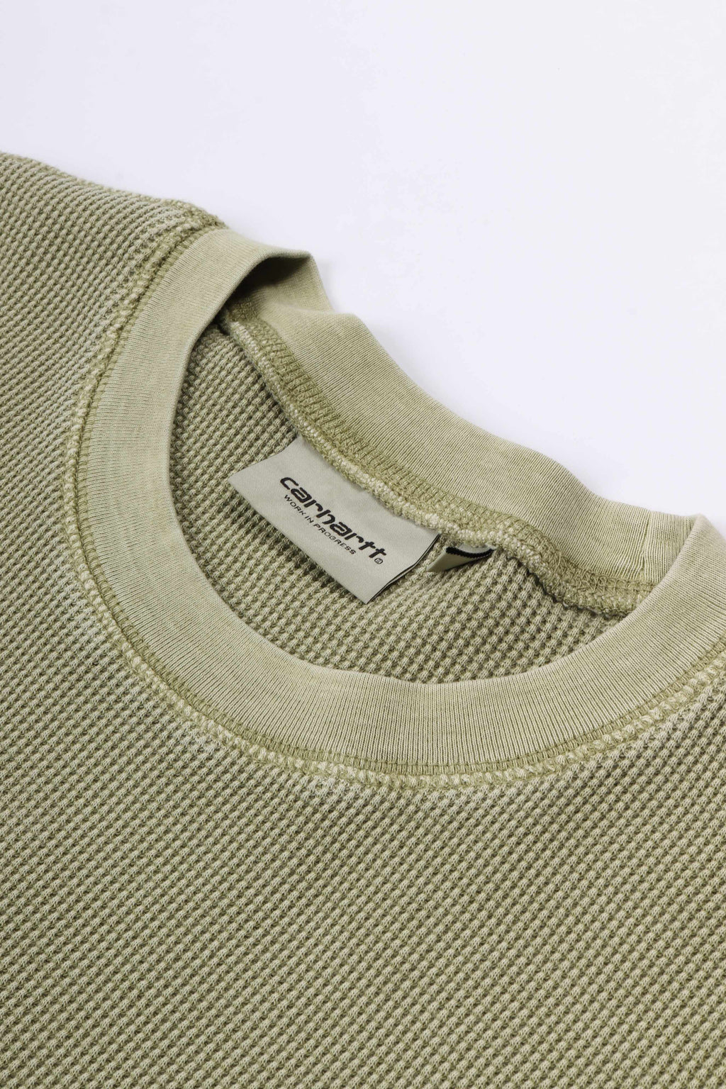 S/s nelson waffle t-shirt gentle green gd