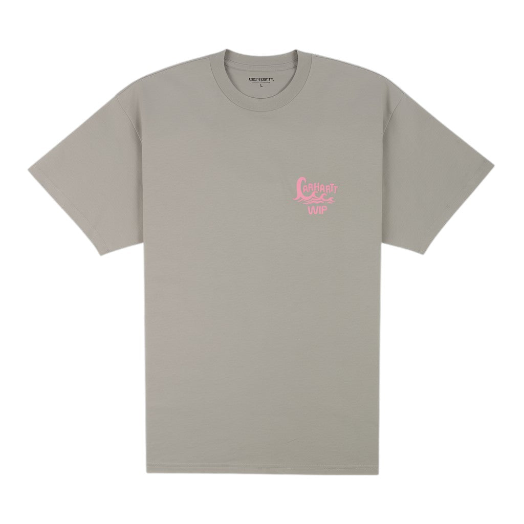 S/s waves t-shirt shady green