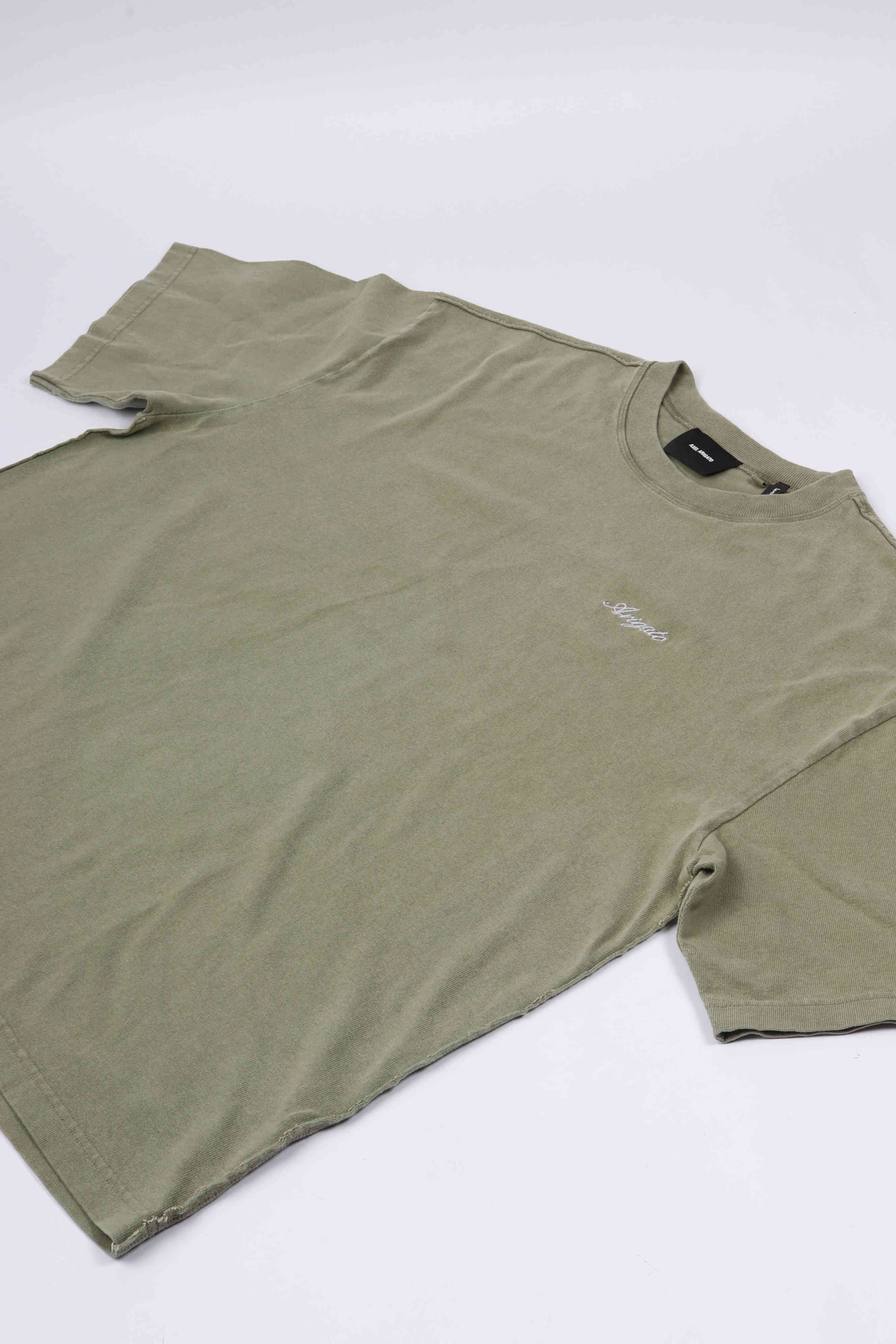 Honor washed t-shirt deep lichen gree