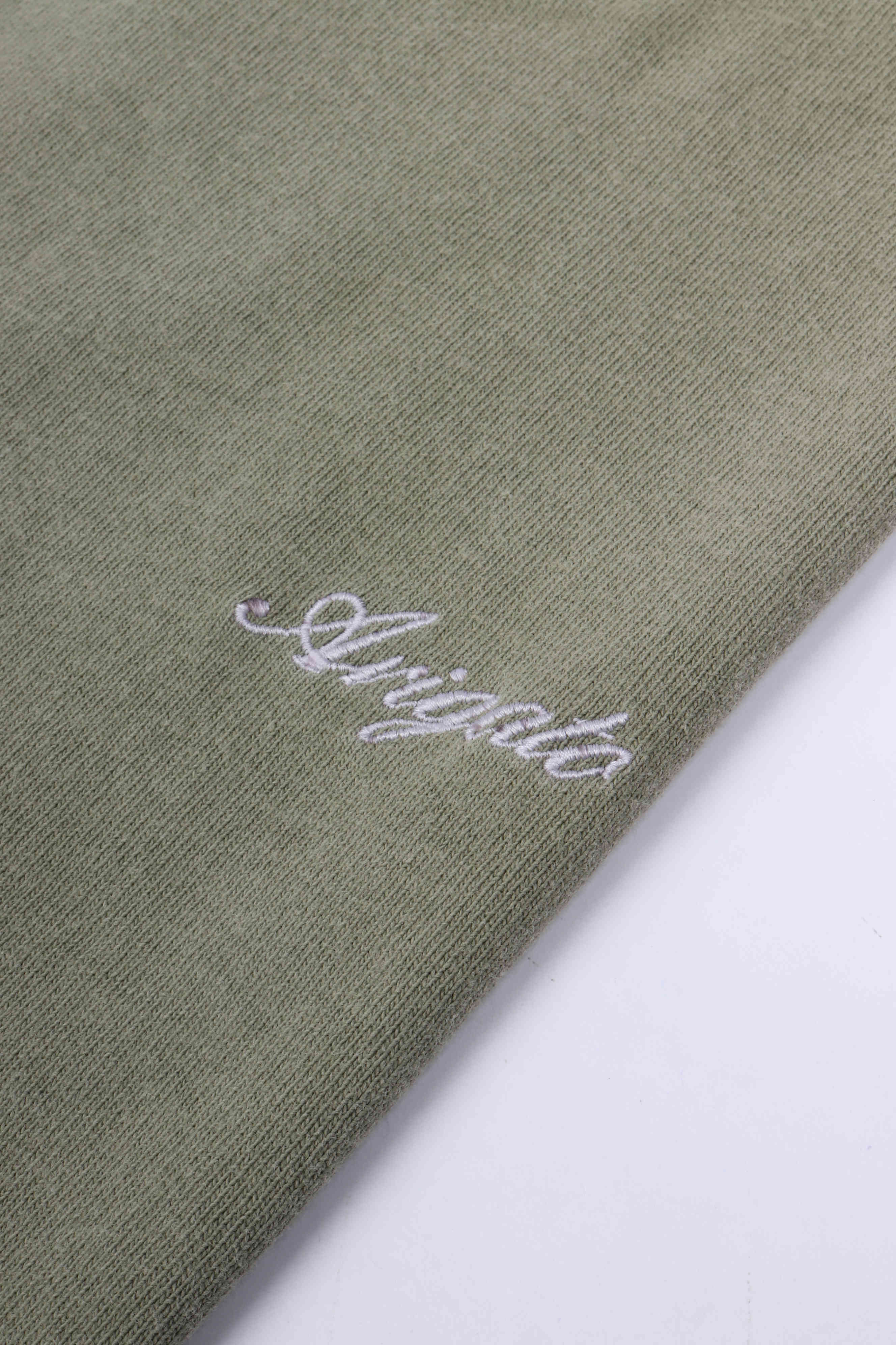 Honor washed t-shirt deep lichen gree