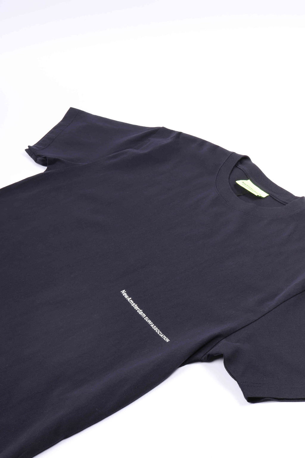 Back zip tee navy