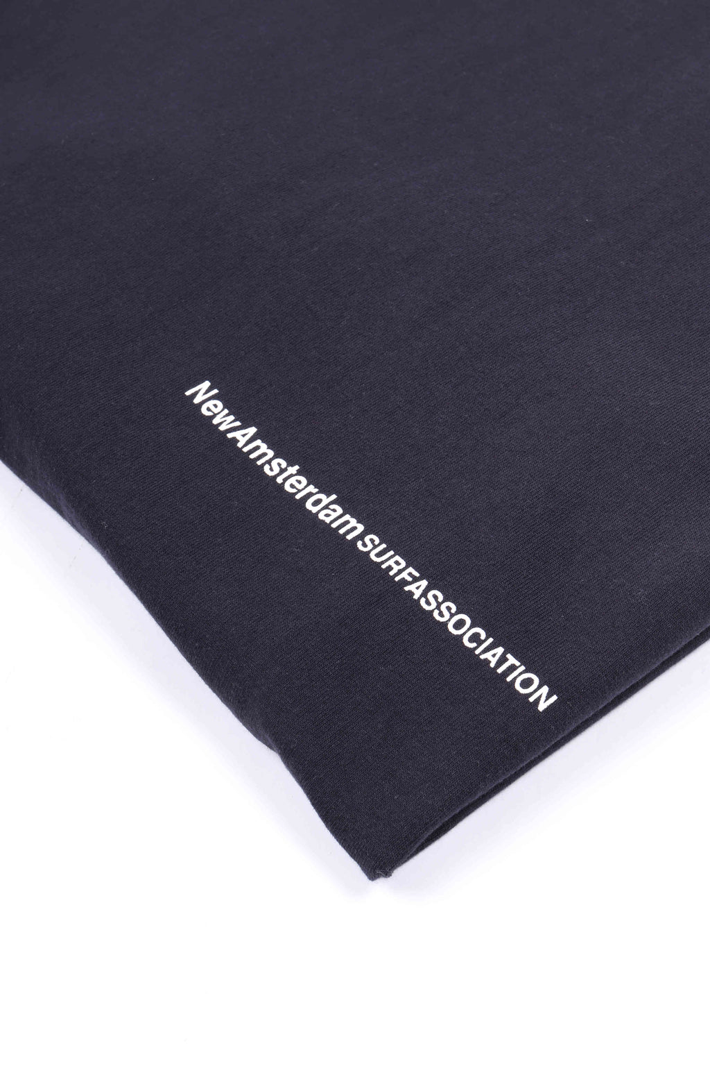 Back zip tee navy