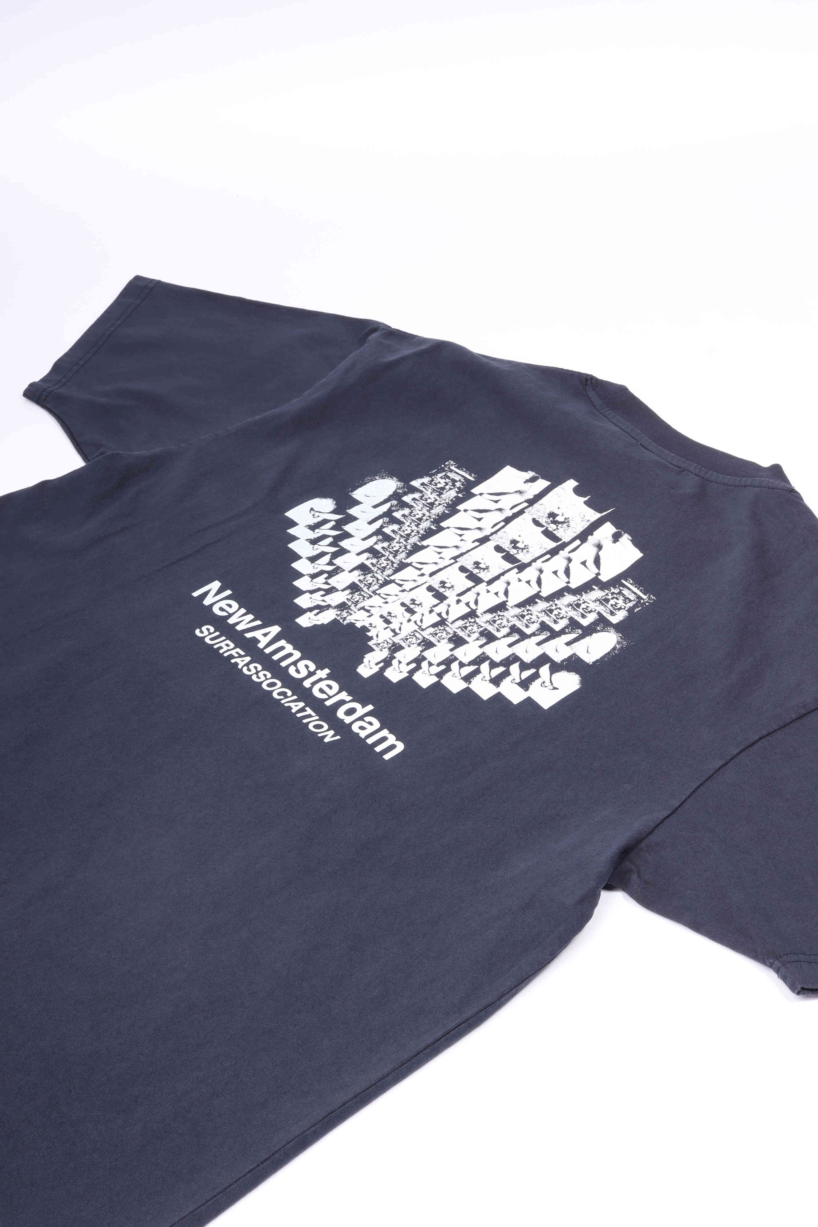 Collage tee navy