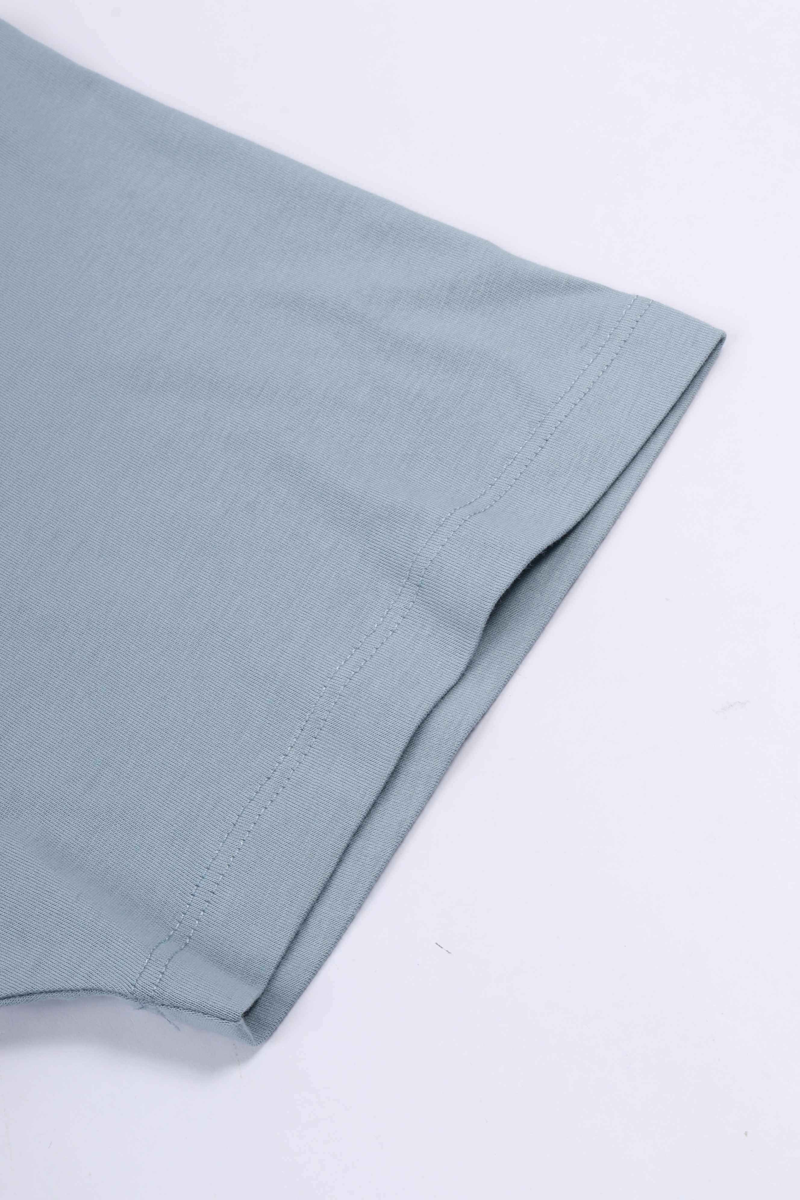 Ss logo patch t-s silver blue 809