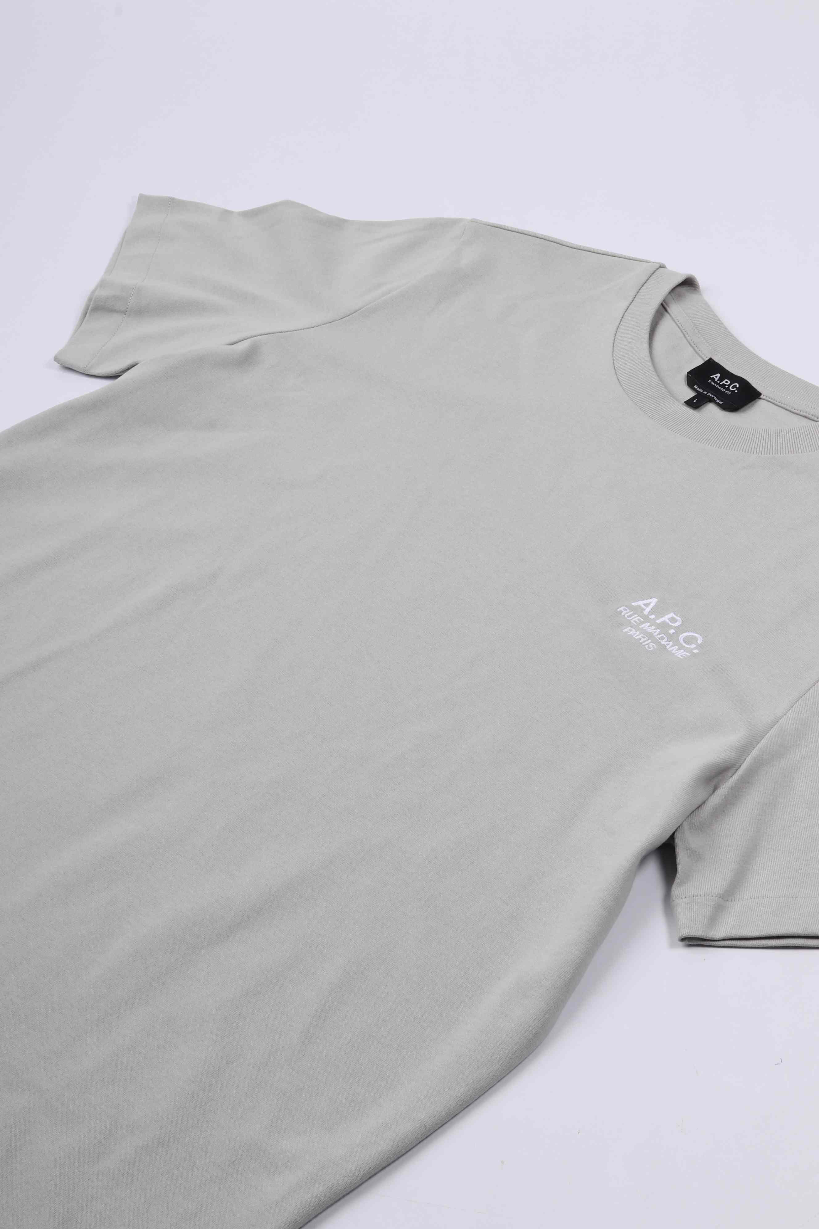T-shirt standard rue madame bleu gris / blac