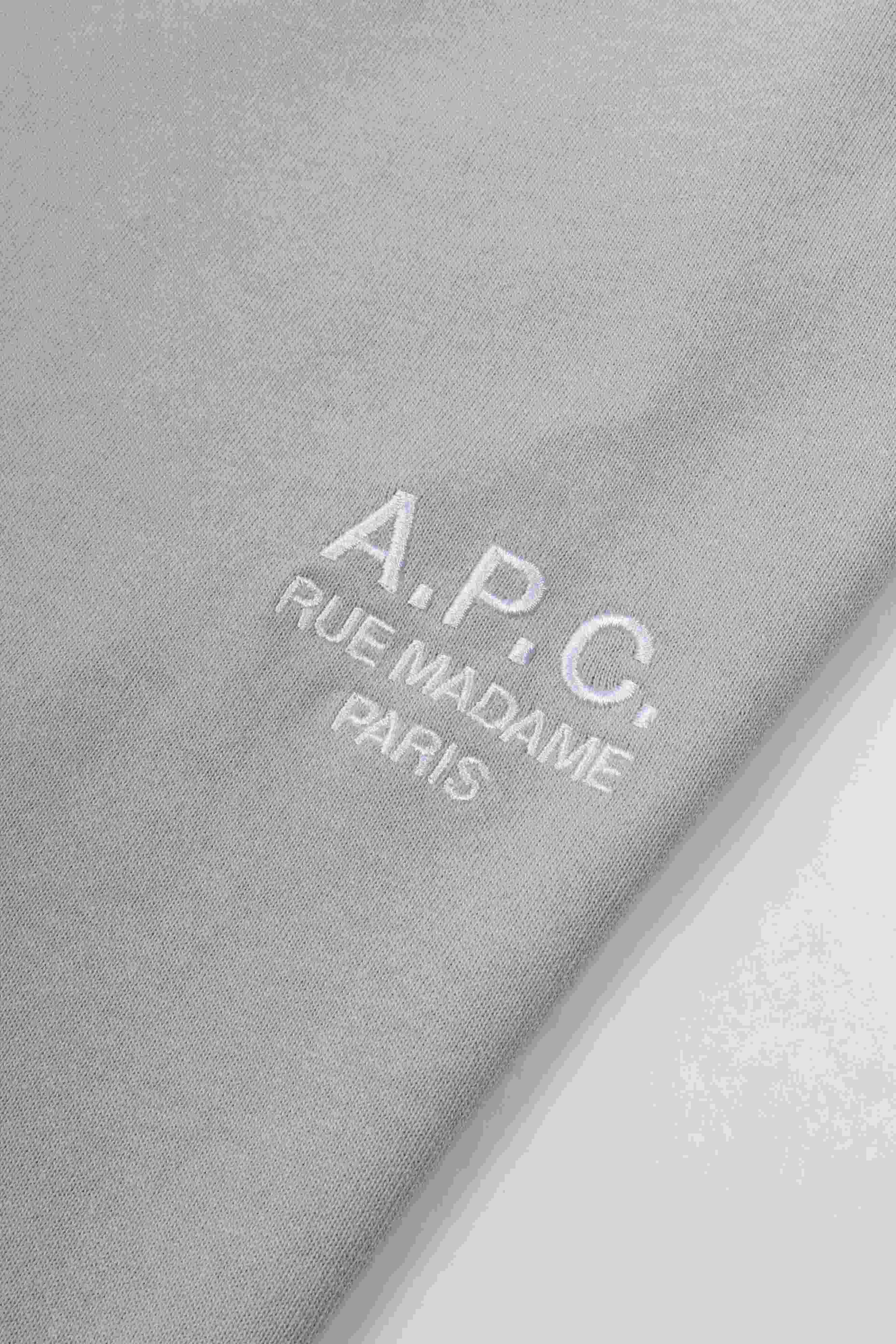 T-shirt standard rue madame bleu gris / blac