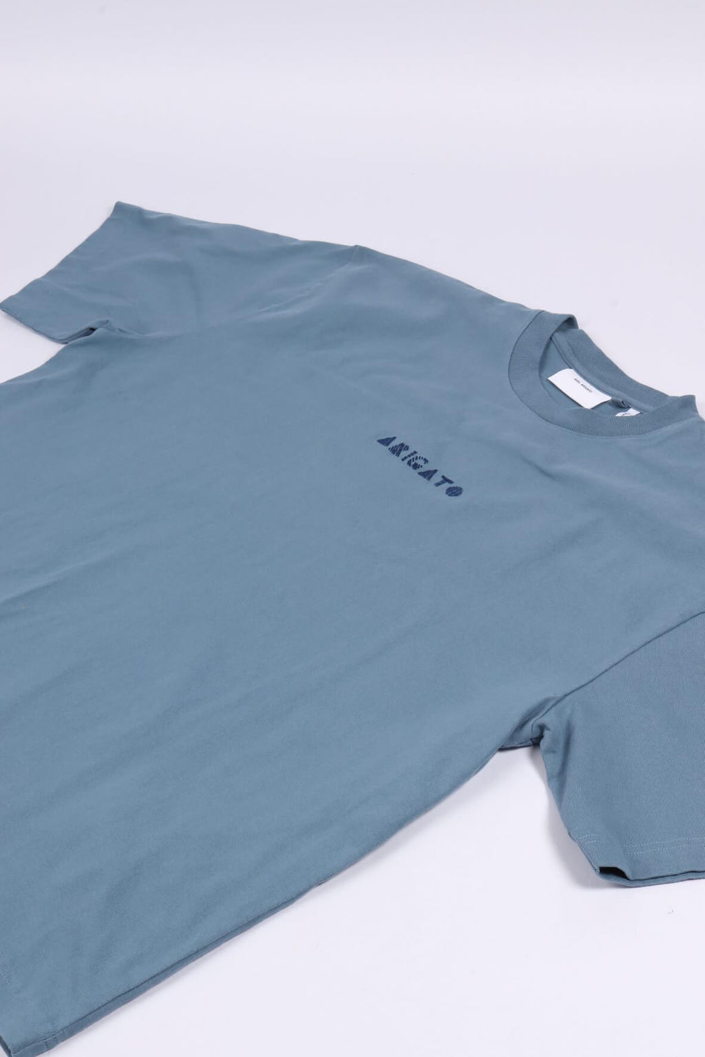 Threaded t-shirt dusty blue