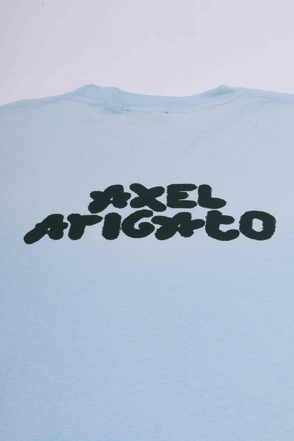 Bubble reverse t-shirt sterling blue