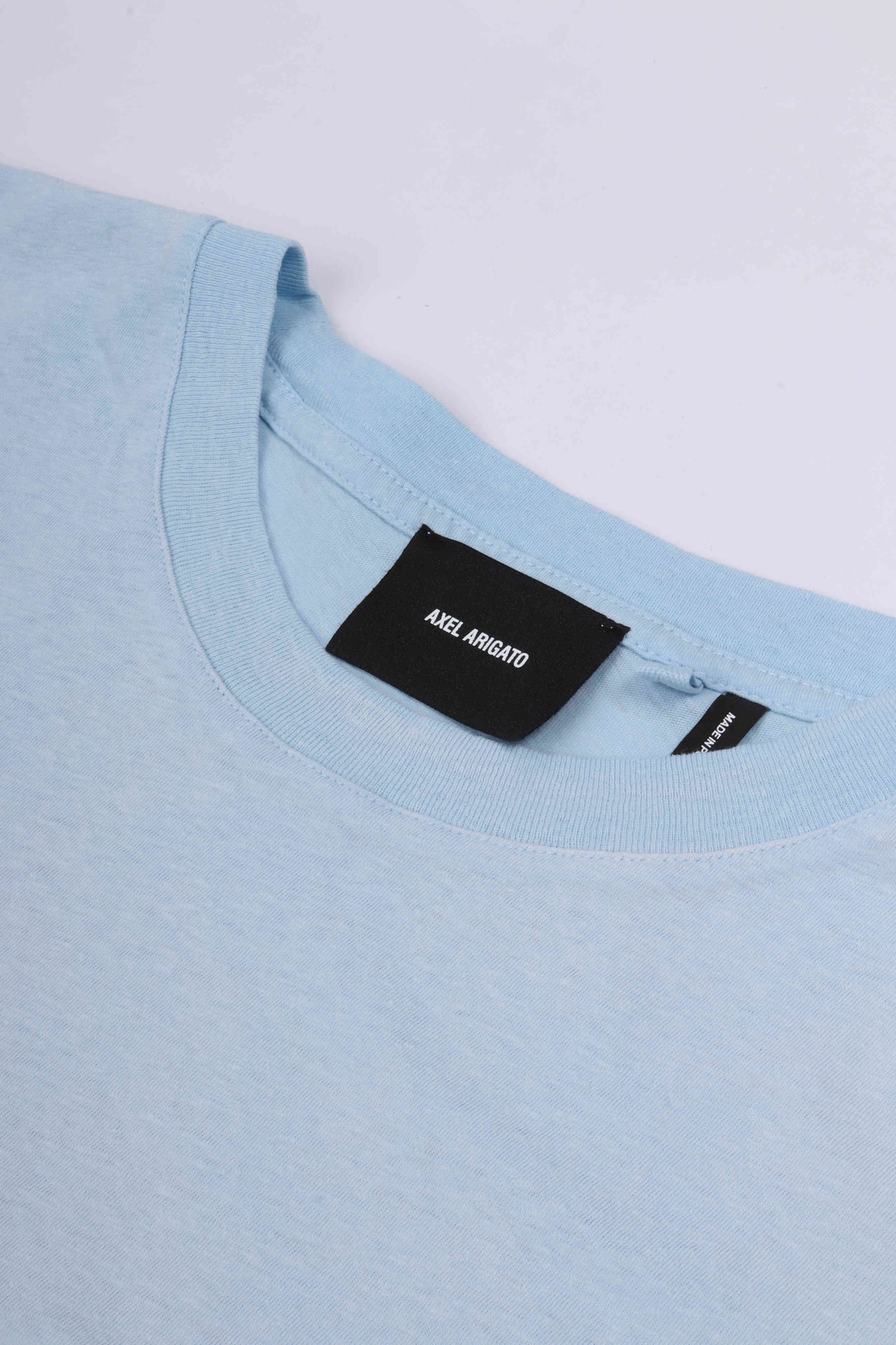 Bubble reverse t-shirt sterling blue