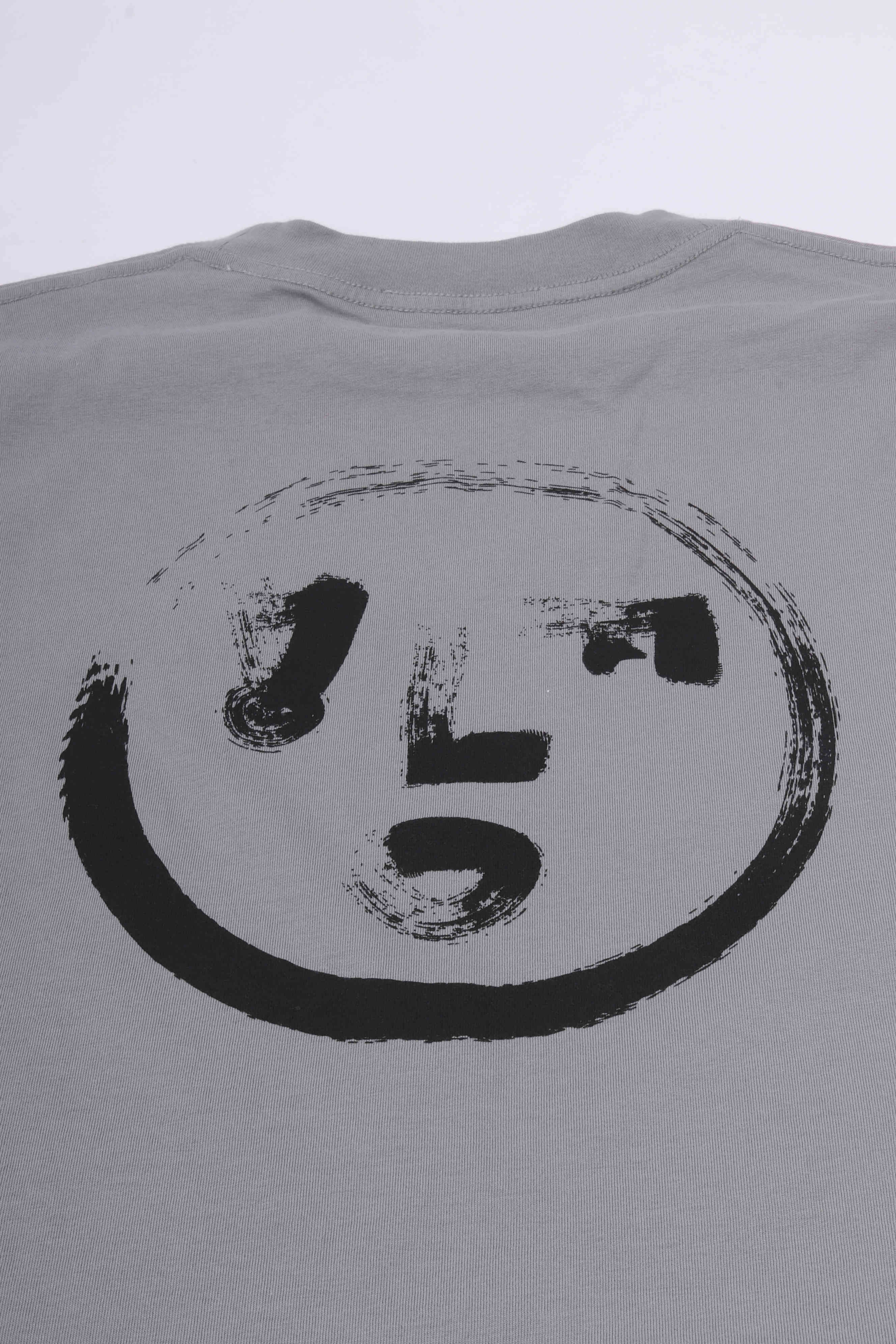 Brushstroke face tee tradewinds