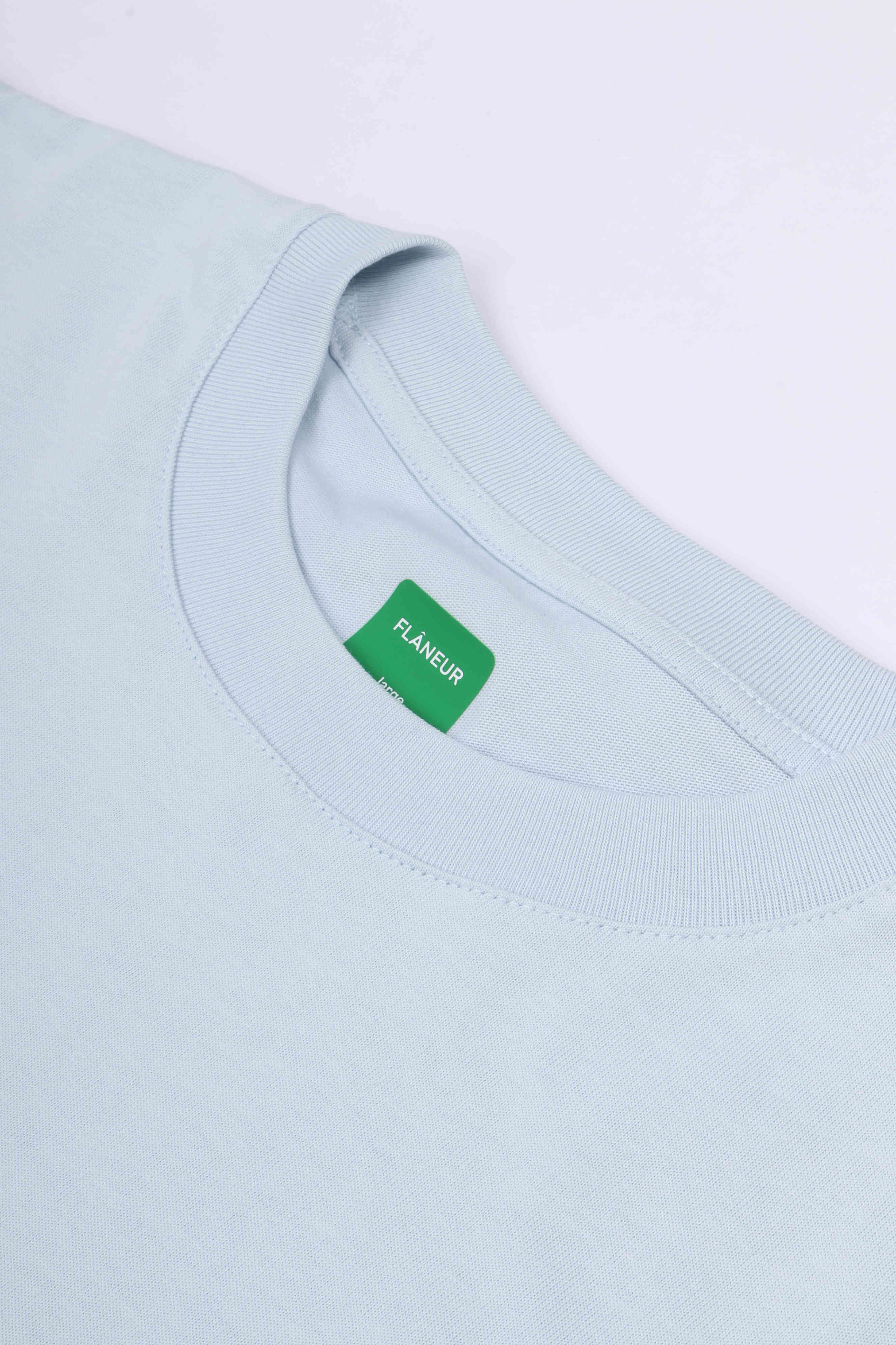 Rubber blossom t- light blue