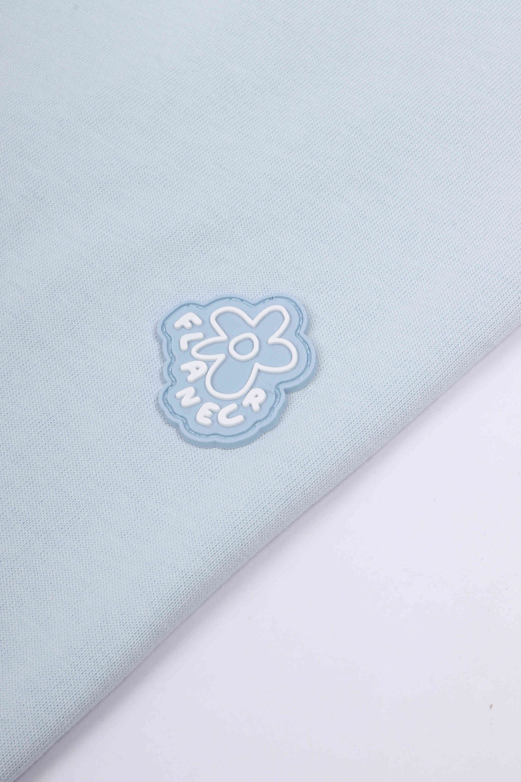 Rubber blossom t- light blue