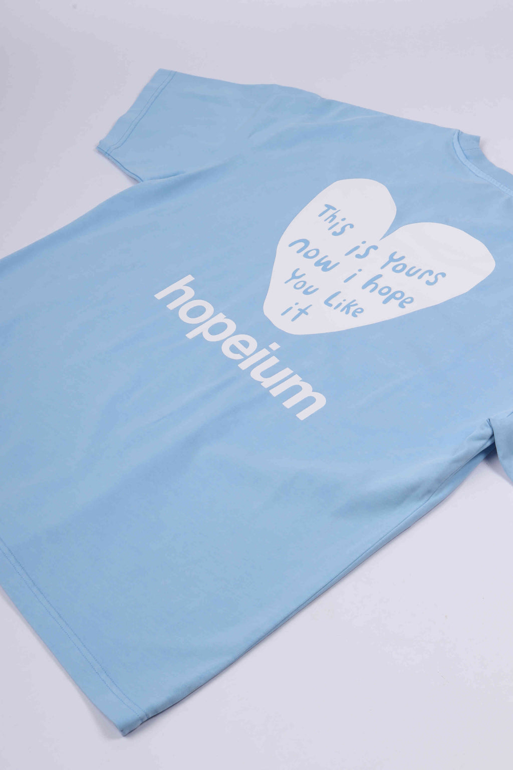 Short sleeve tee light blue