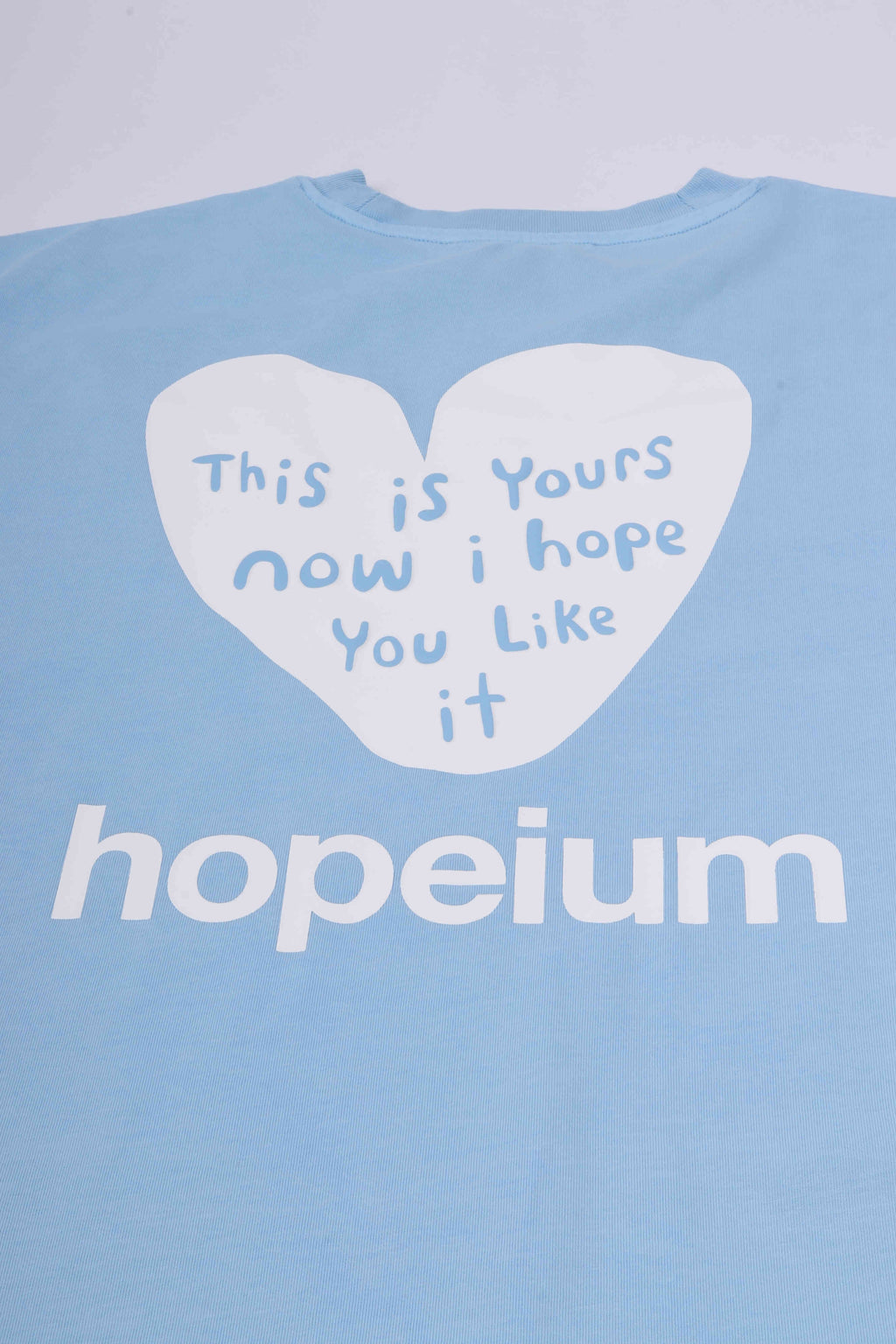 Short sleeve tee light blue