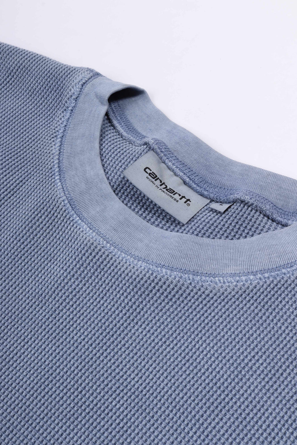 S/s nelson waffle t-shirt gentle blue gd