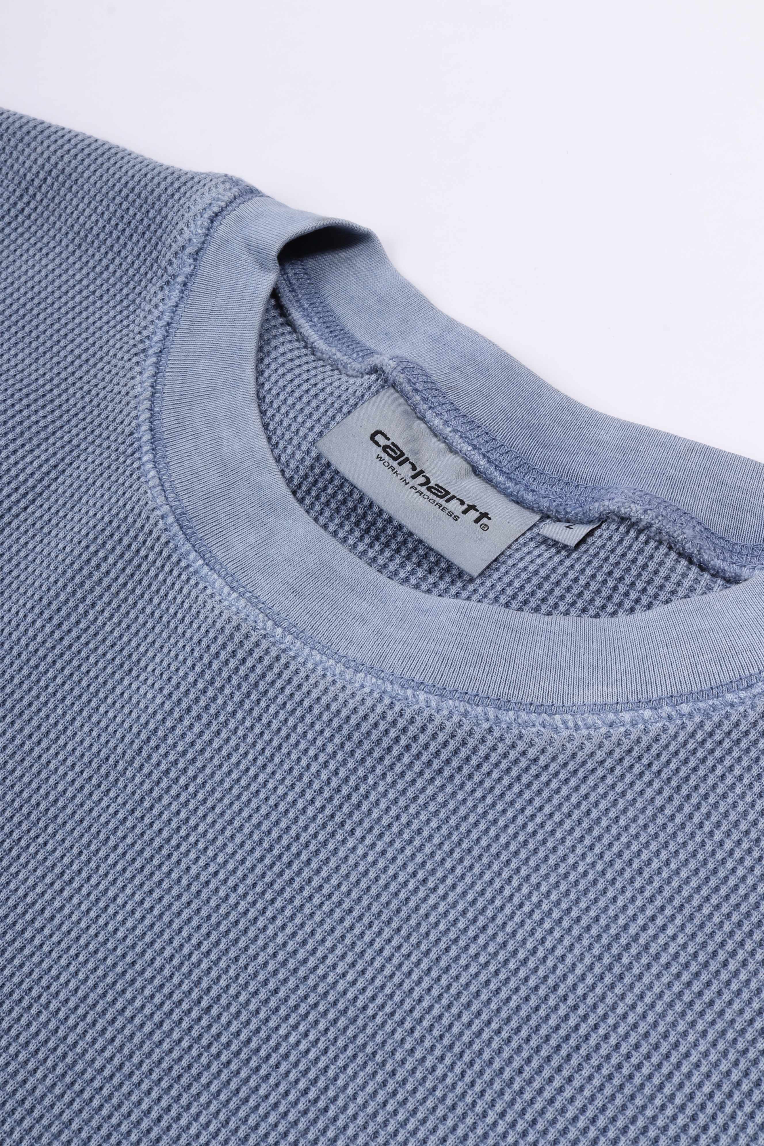 S/s nelson waffle t-shirt gentle blue gd