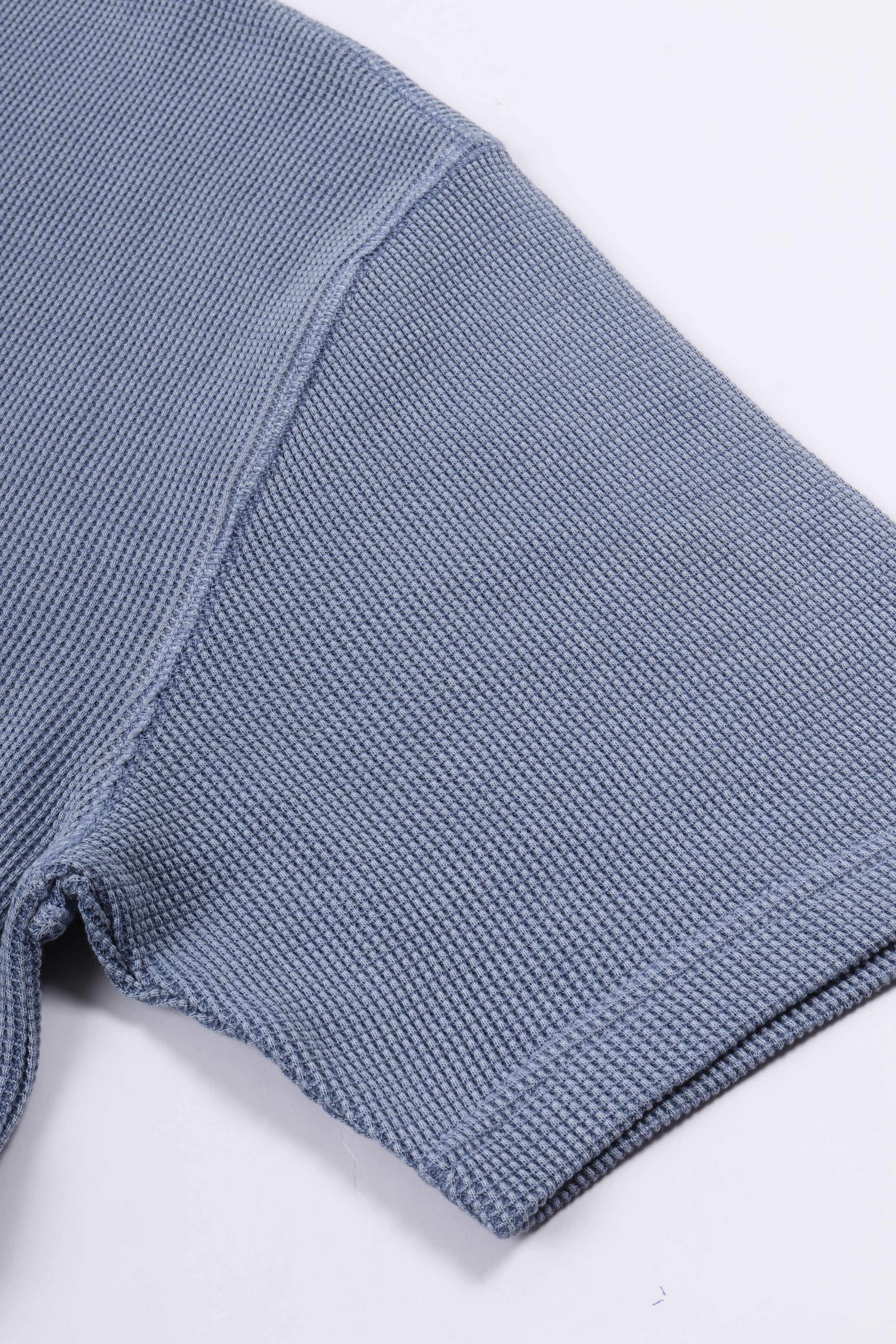 S/s nelson waffle t-shirt gentle blue gd