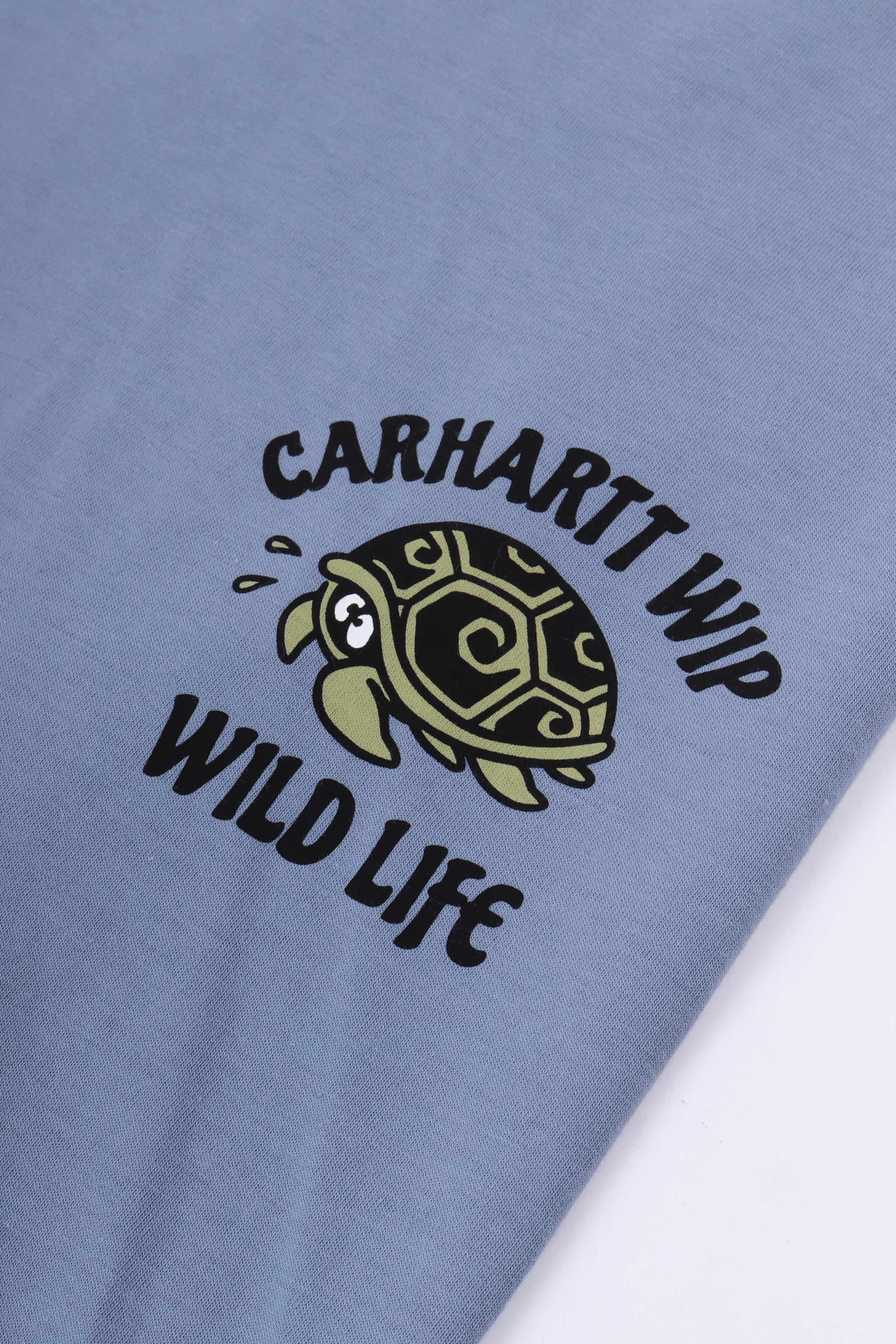 S/s wild life t-shirt gentle blue