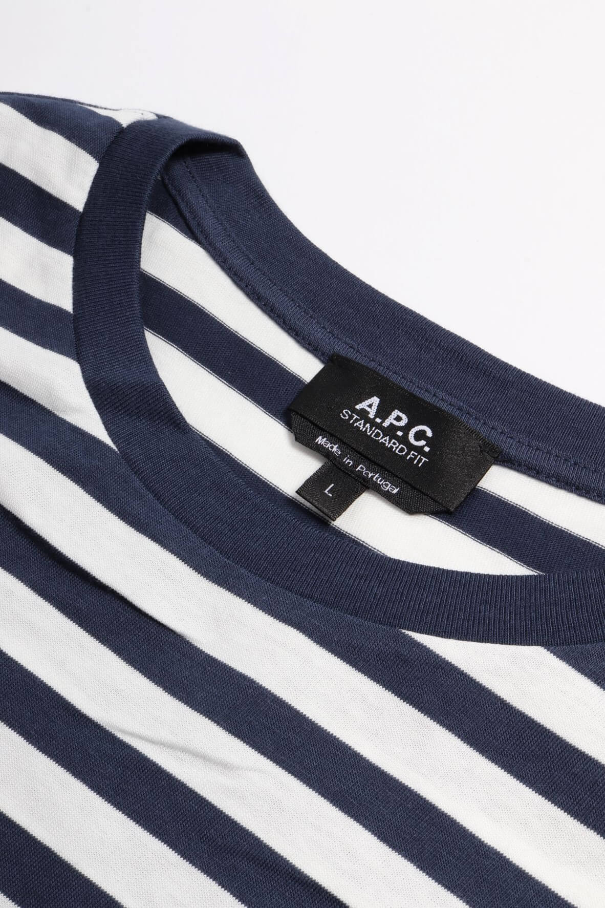 T-shirt standard brodee raye iak - dark navy