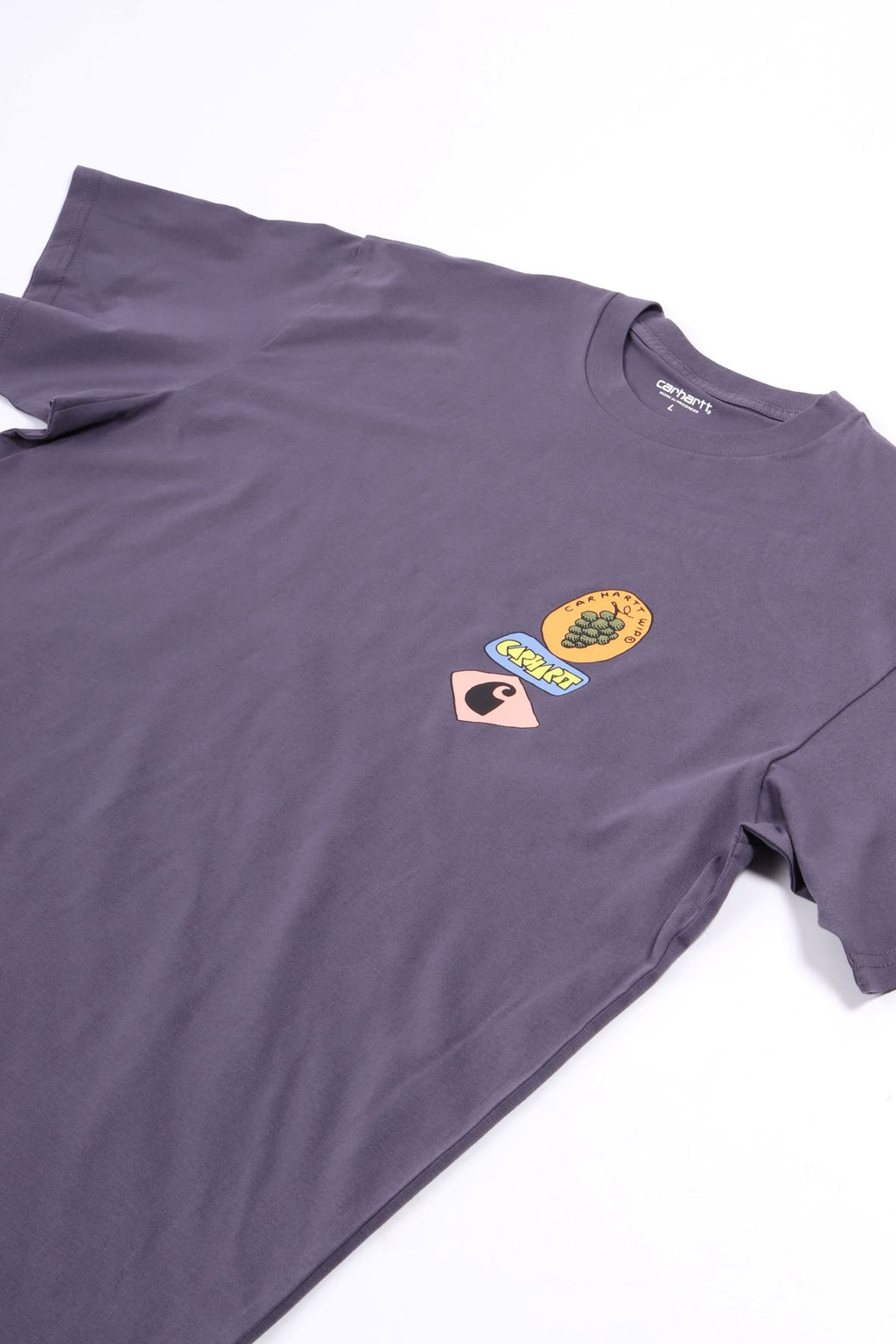 S/s stacked grapes t-shirt shady purple