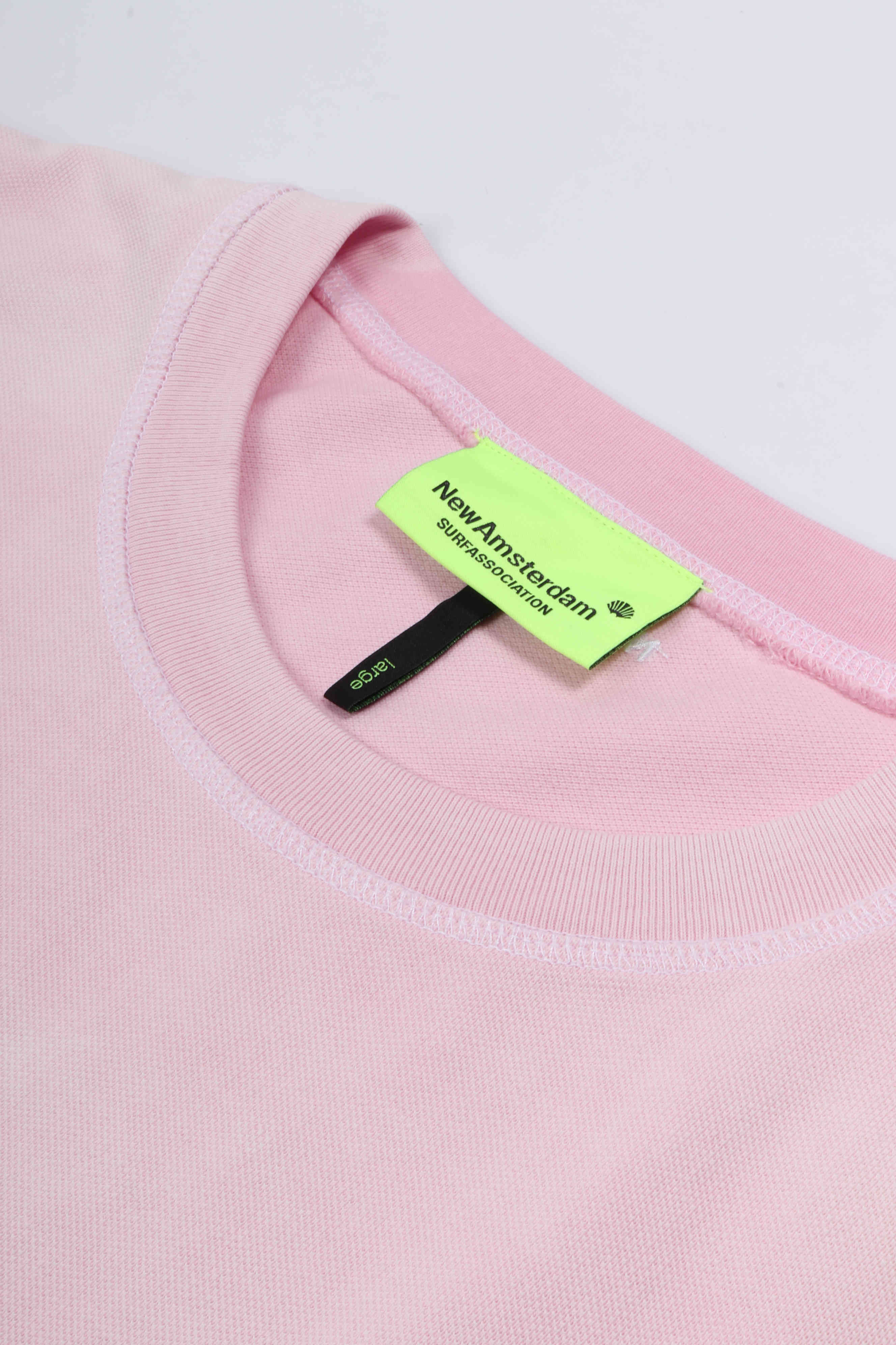 Wet-suit tee light pink