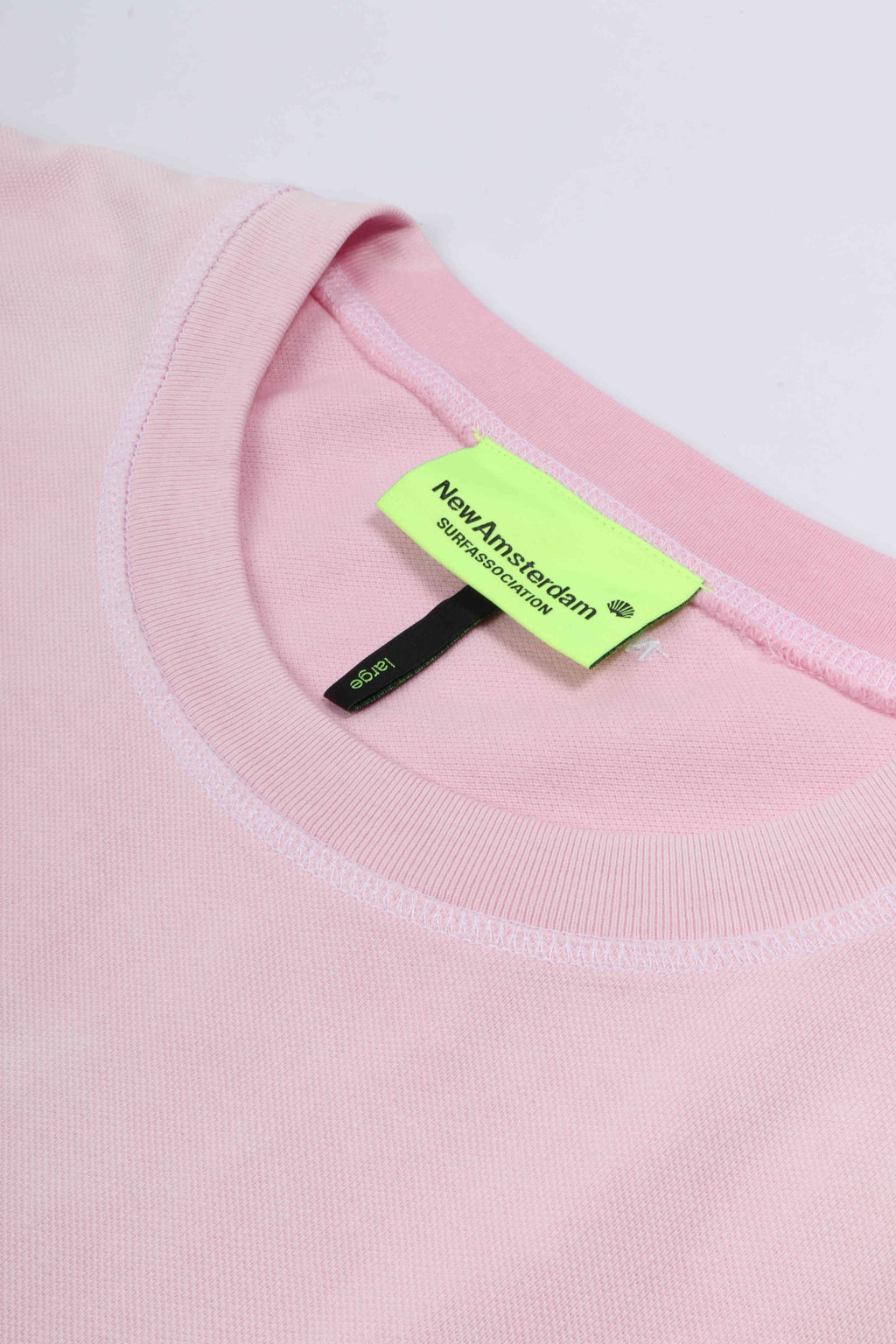 Wet-suit tee light pink