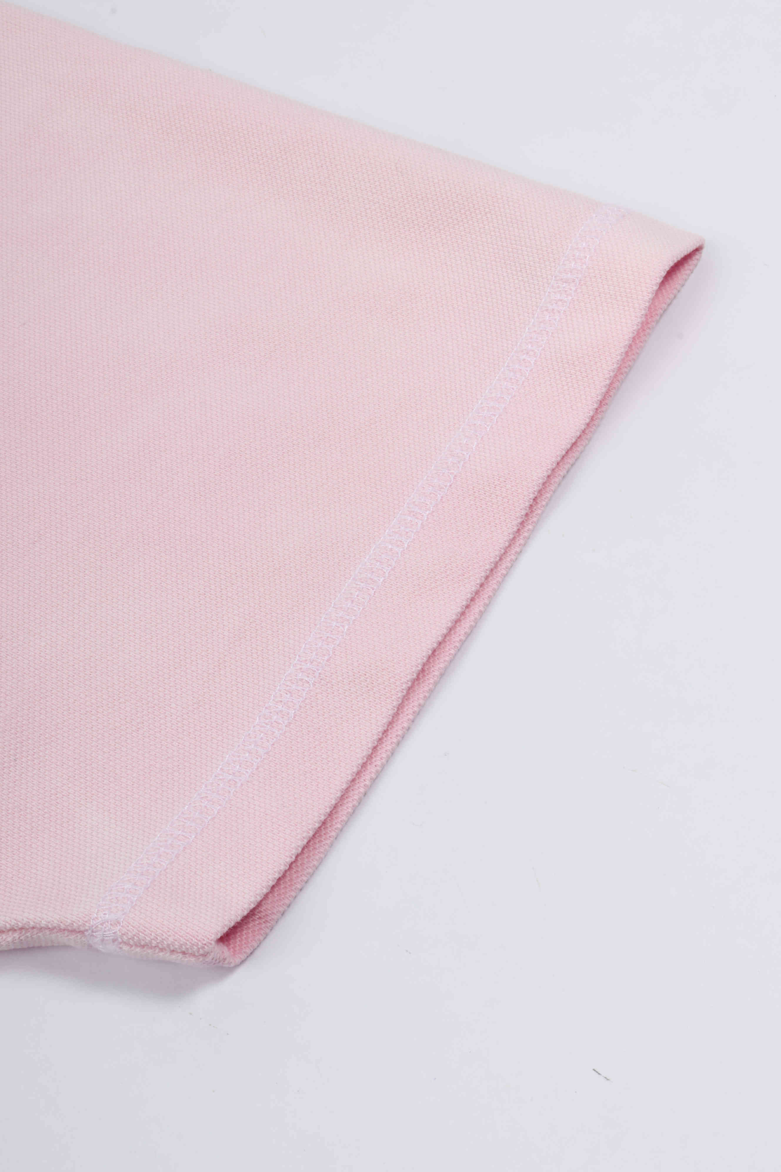Wet-suit tee light pink