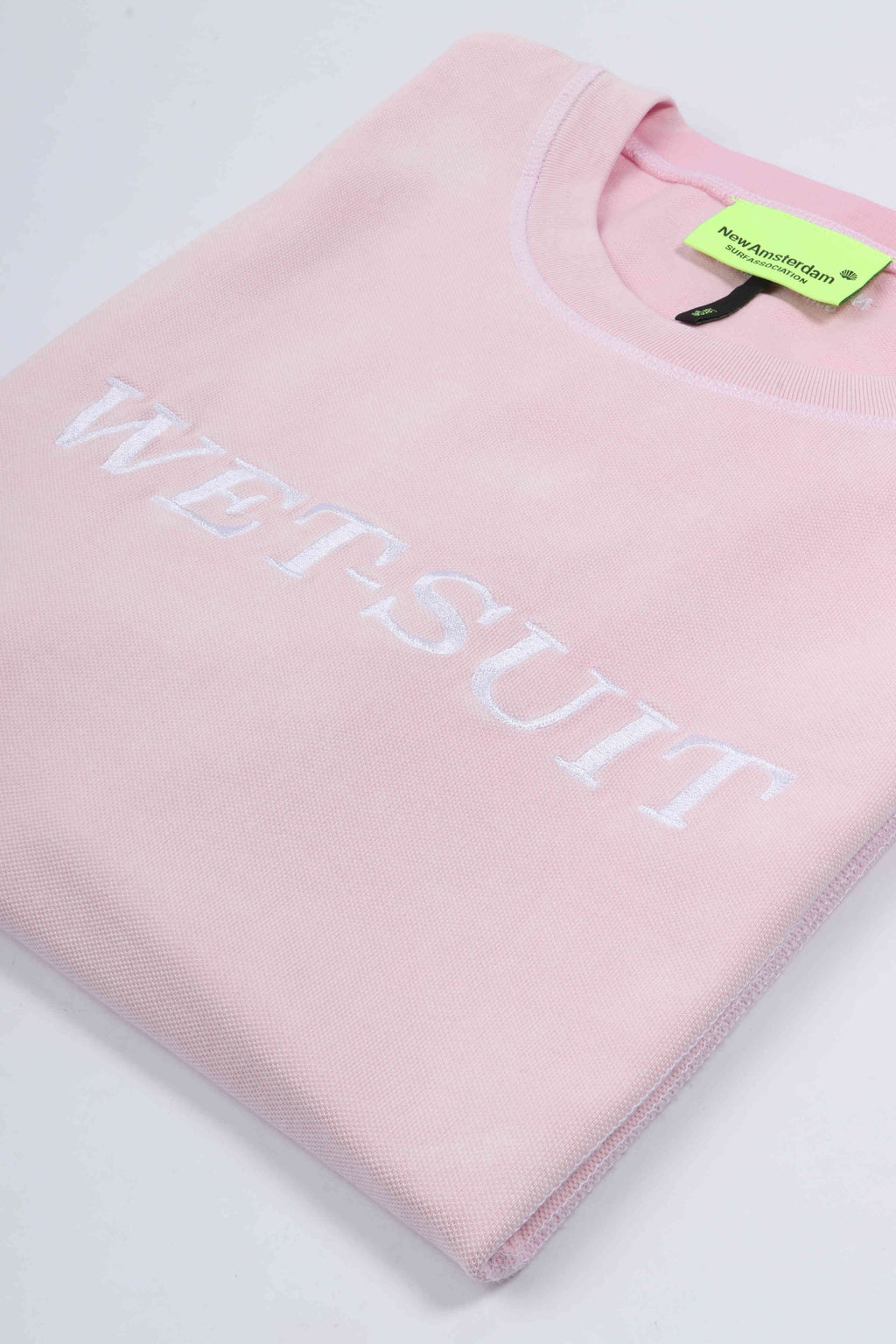 Wet-suit tee light pink