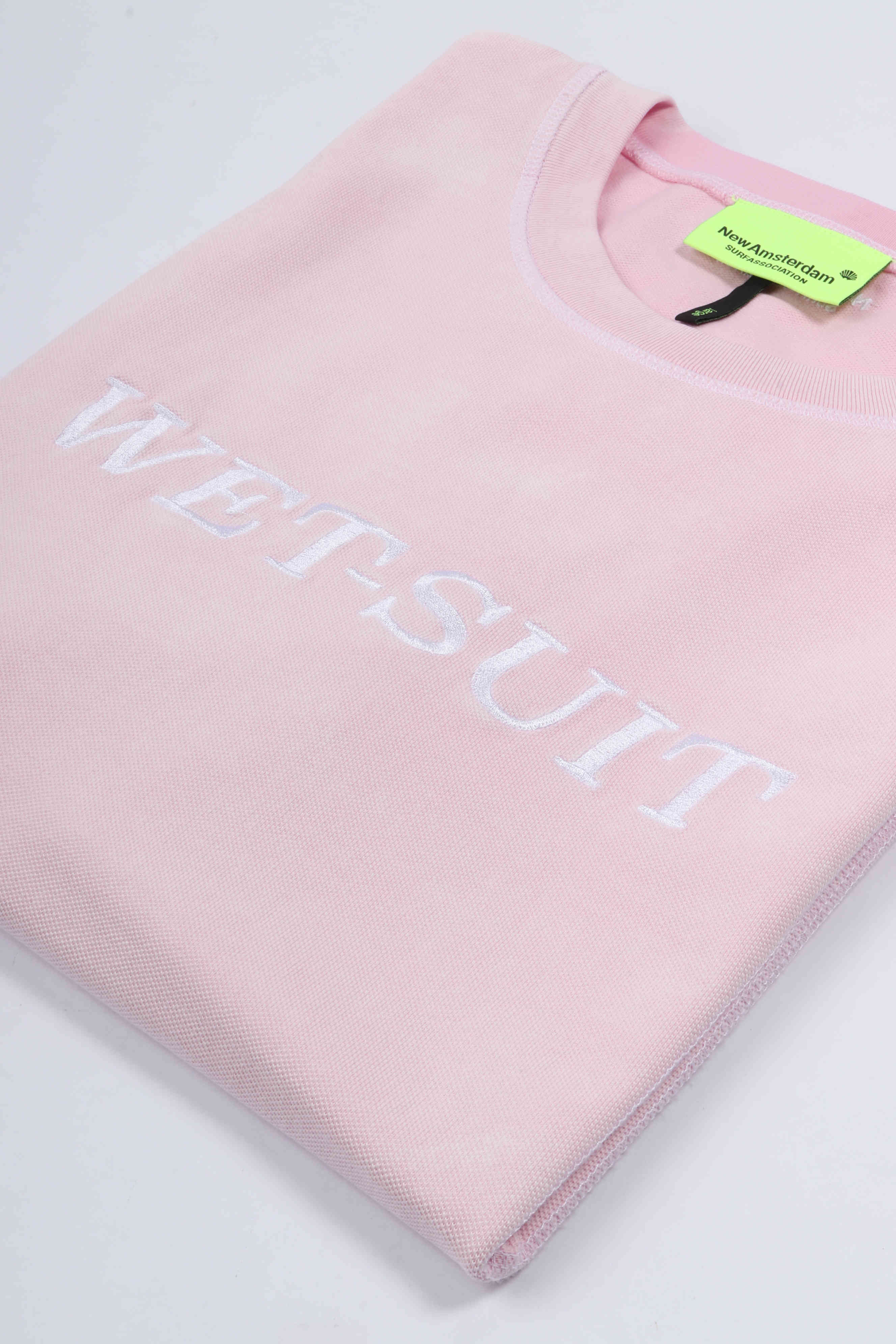 Wet-suit tee light pink