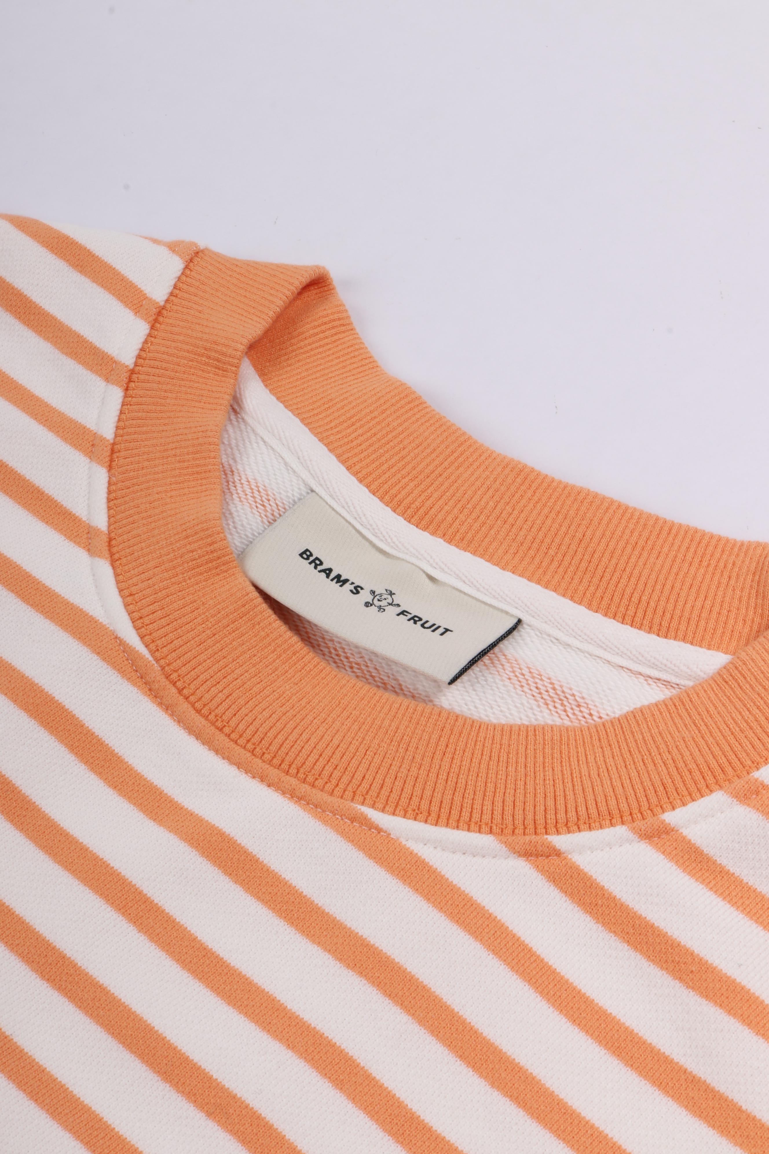 Varsity stripe s/s orange