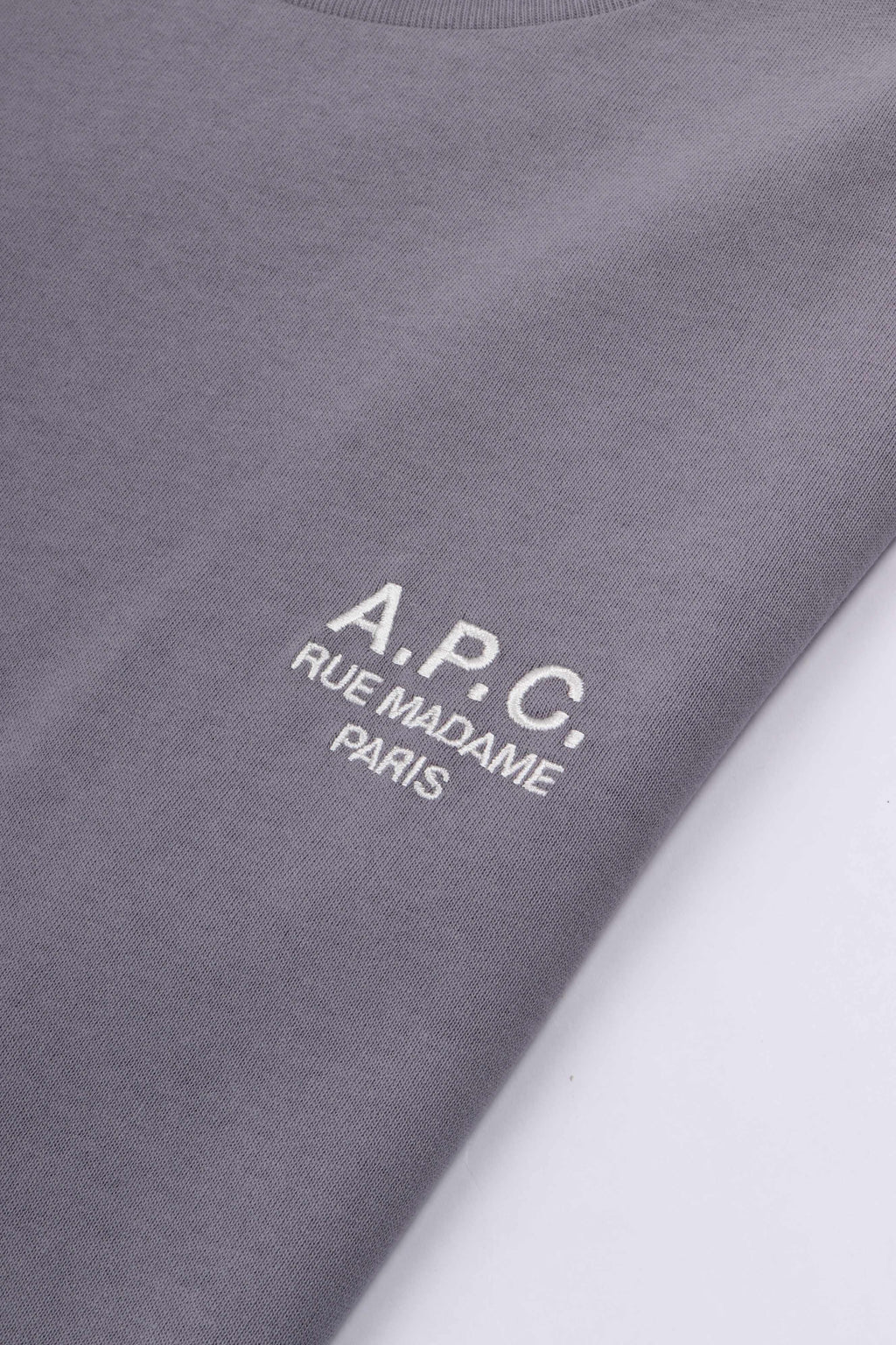 T-shirt standard rue madame lilacs / white