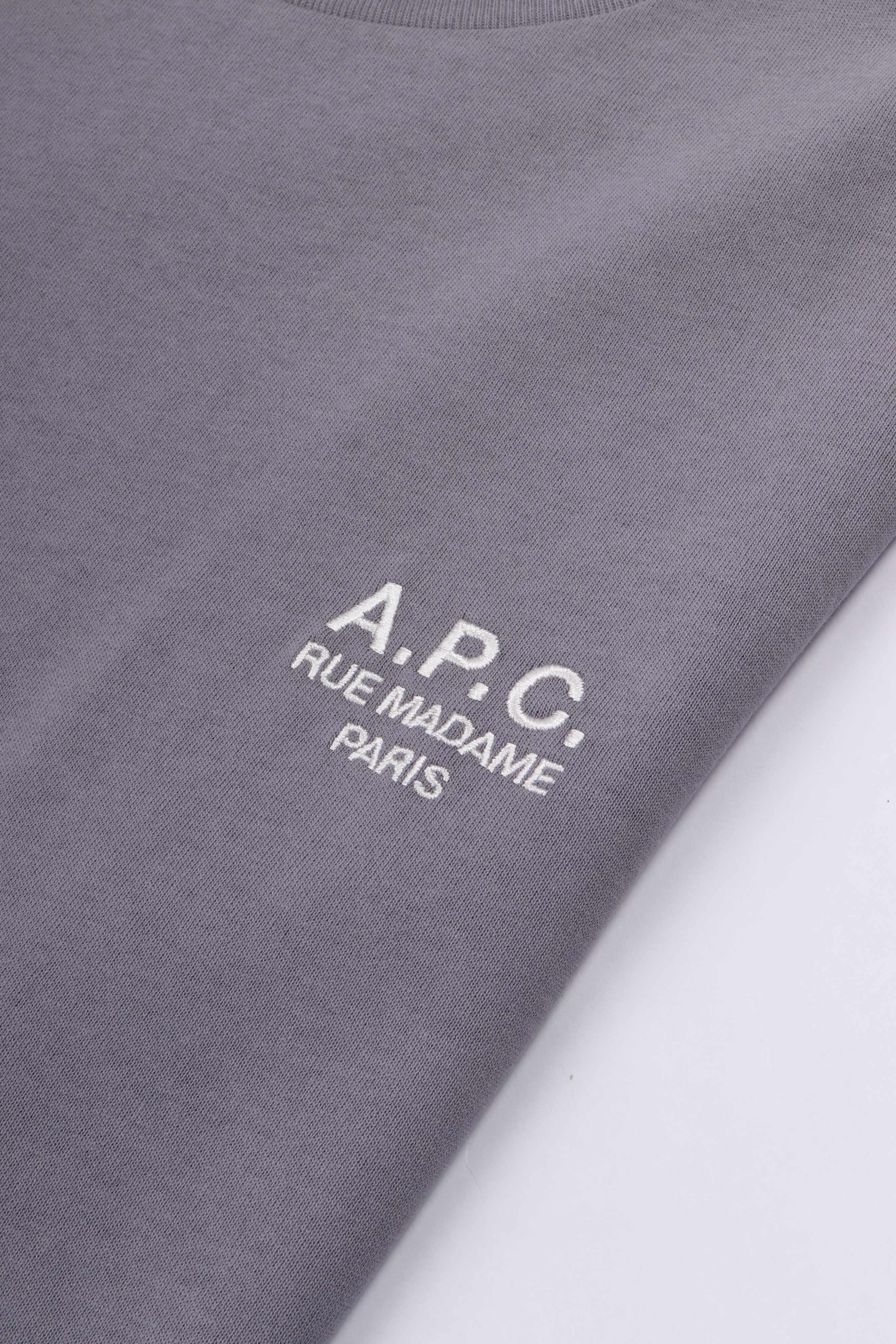 T-shirt standard rue madame lilacs / white