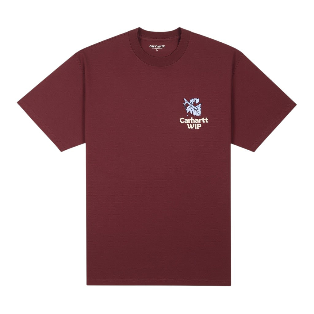 S/s grape picket t-shirt amarone