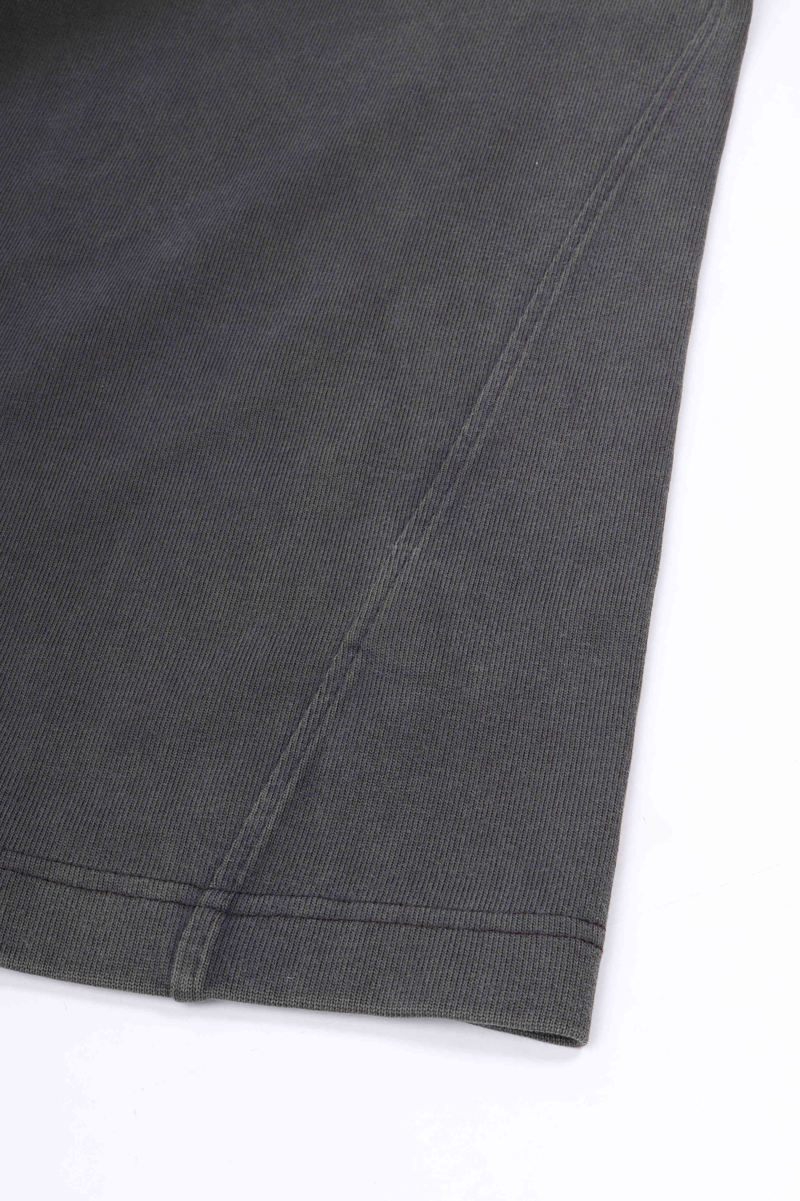 Washed studio ls tee charcoal