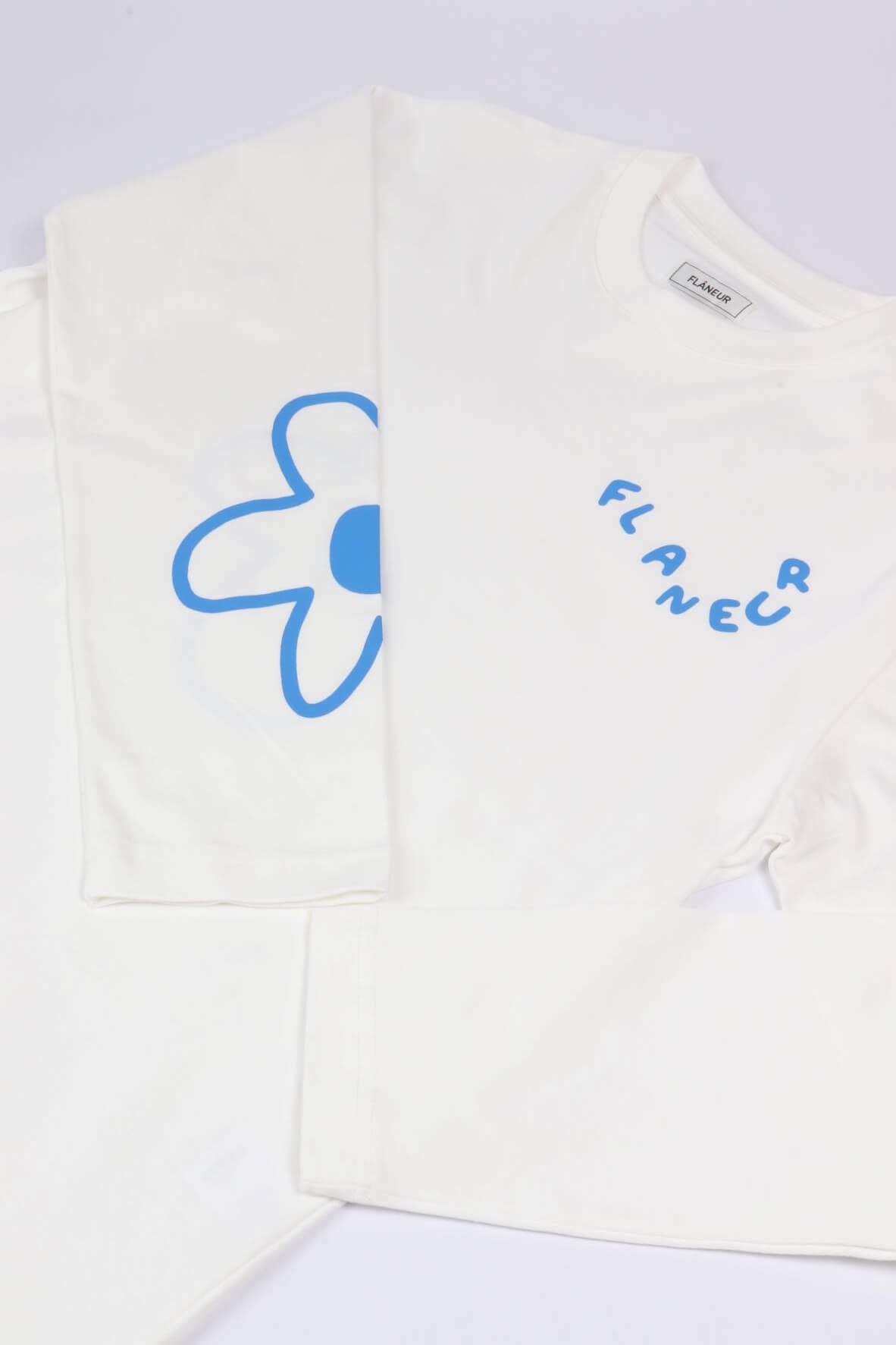 Blossom long slee white