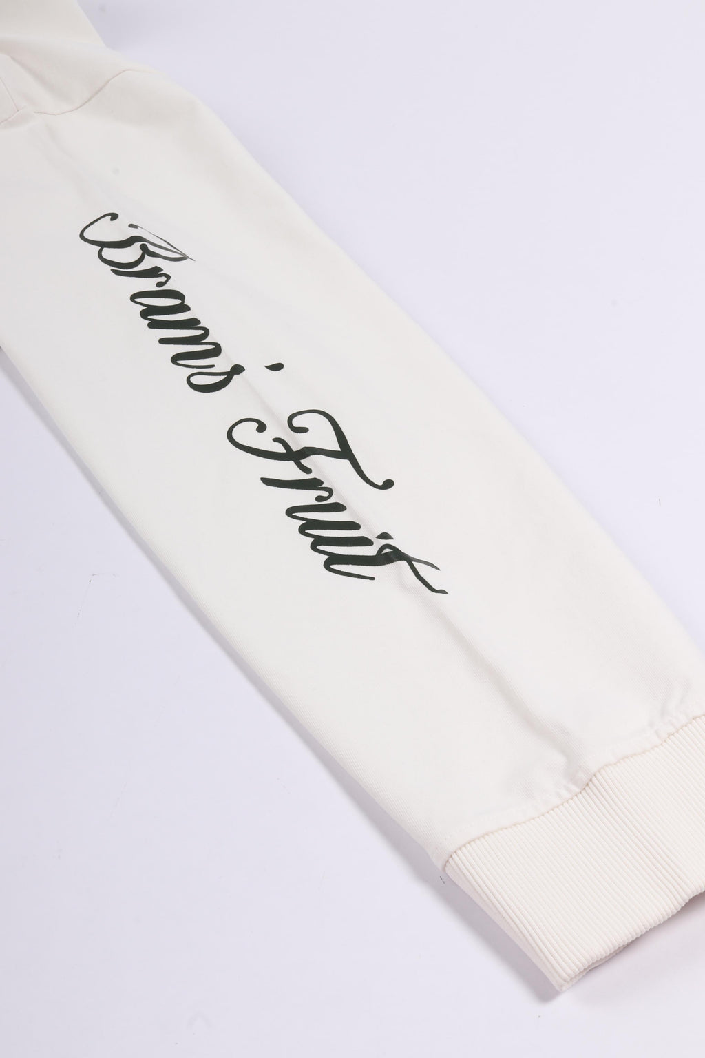 Script logo longsleeve white