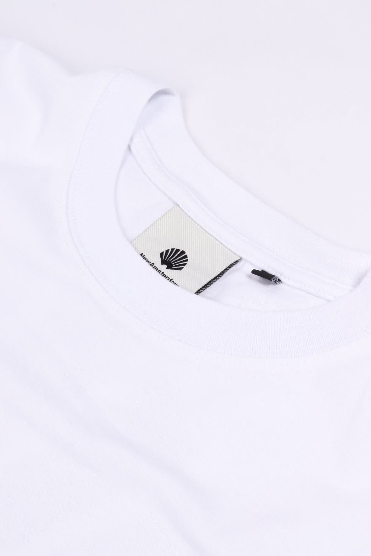 Logo longsleeve white / black