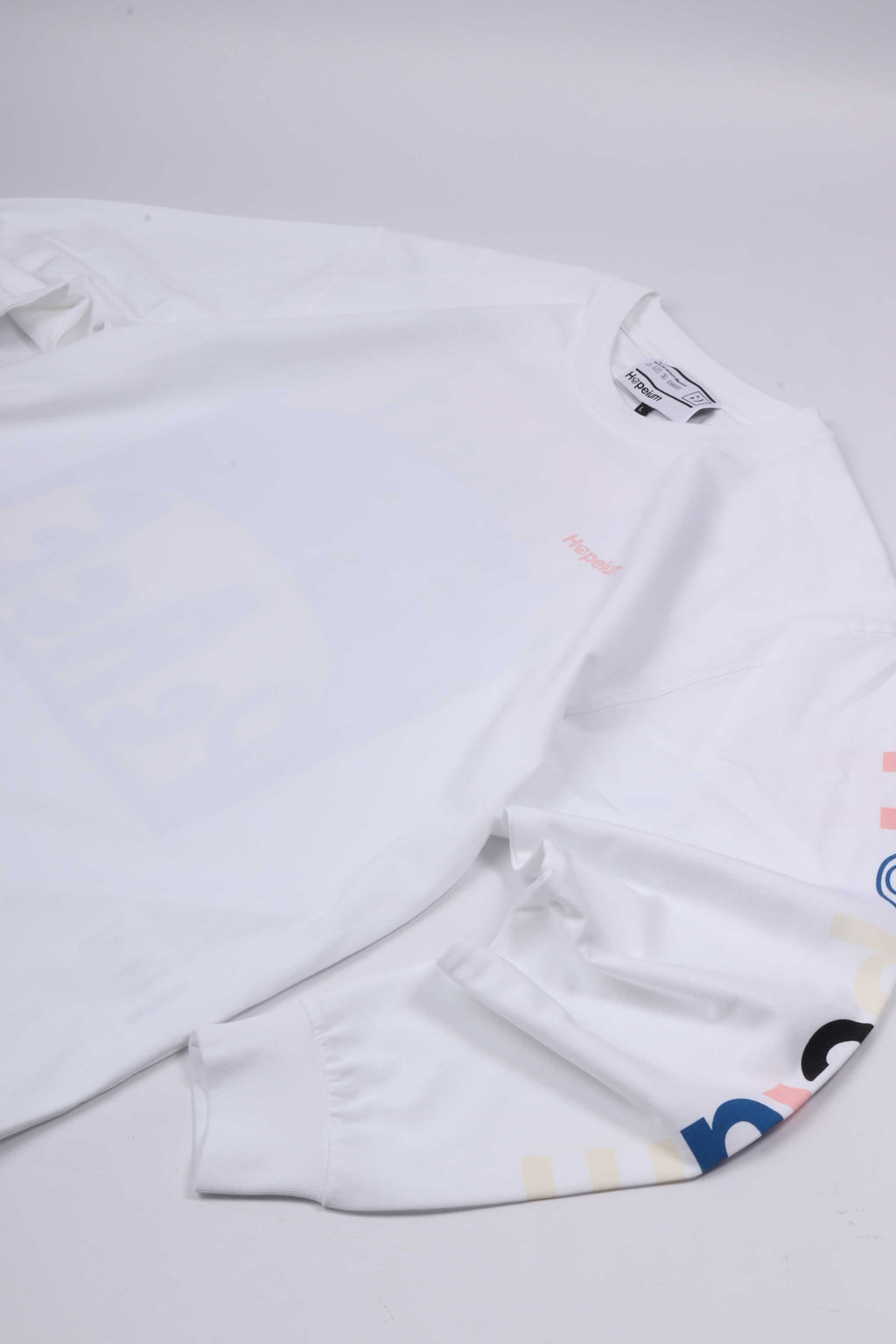Protect your peace tee l/s white