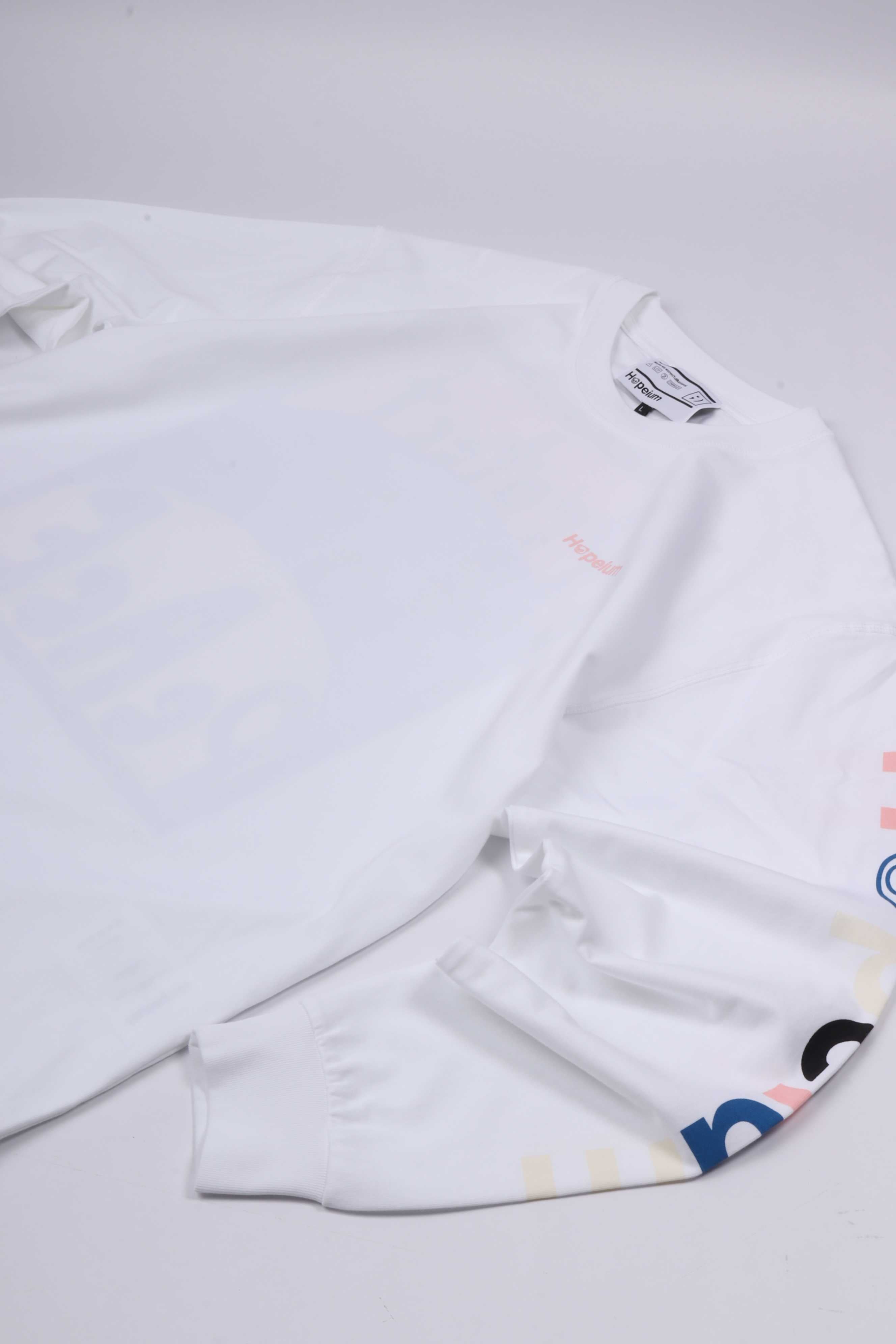Protect your peace tee l/s white