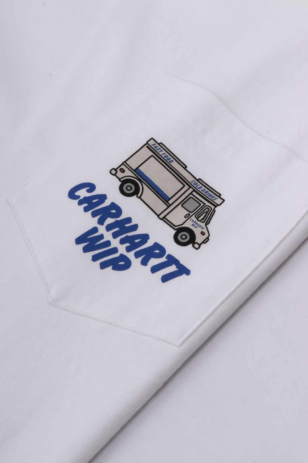 L/s cold drinks t-shirt white