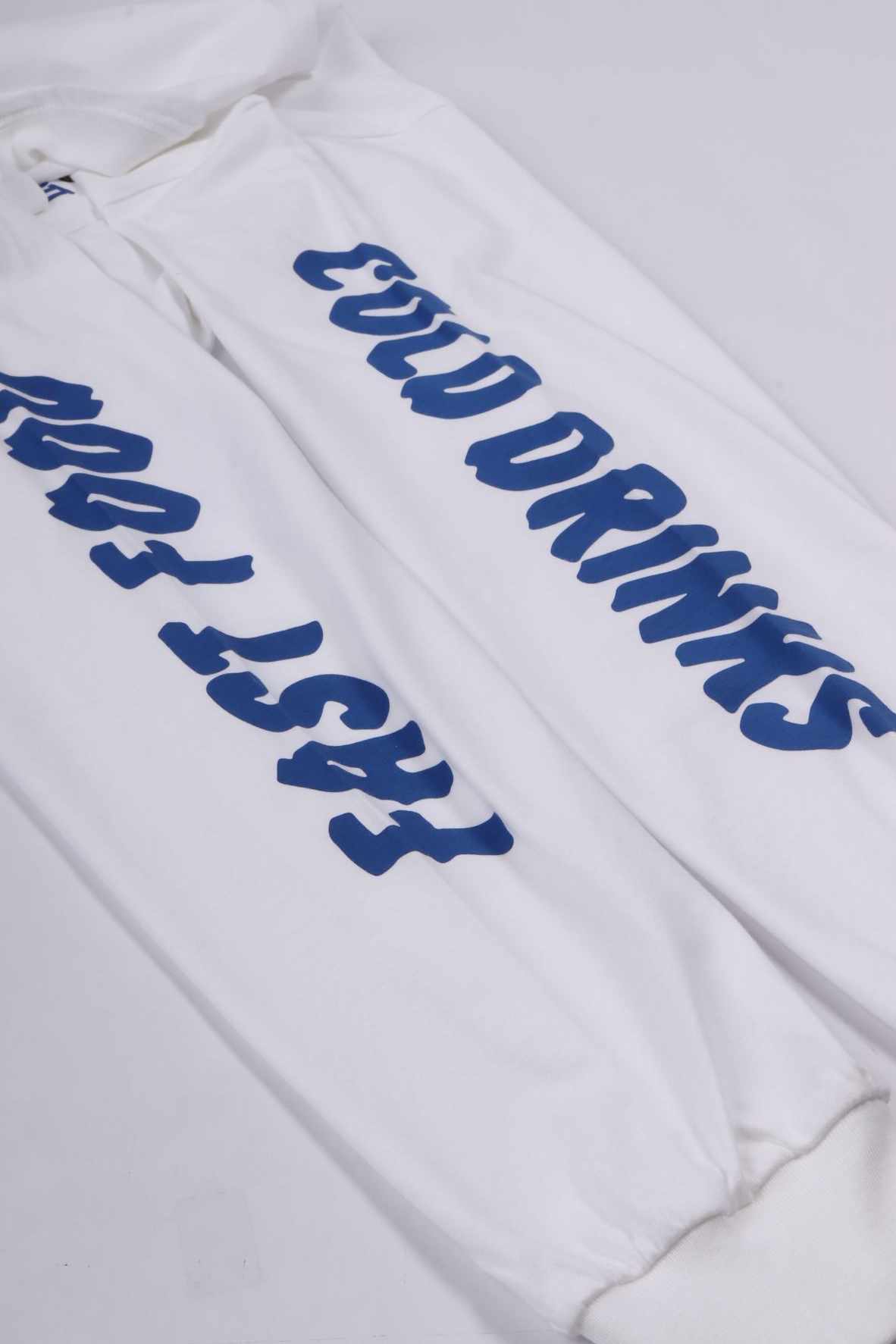 L/s cold drinks t-shirt white