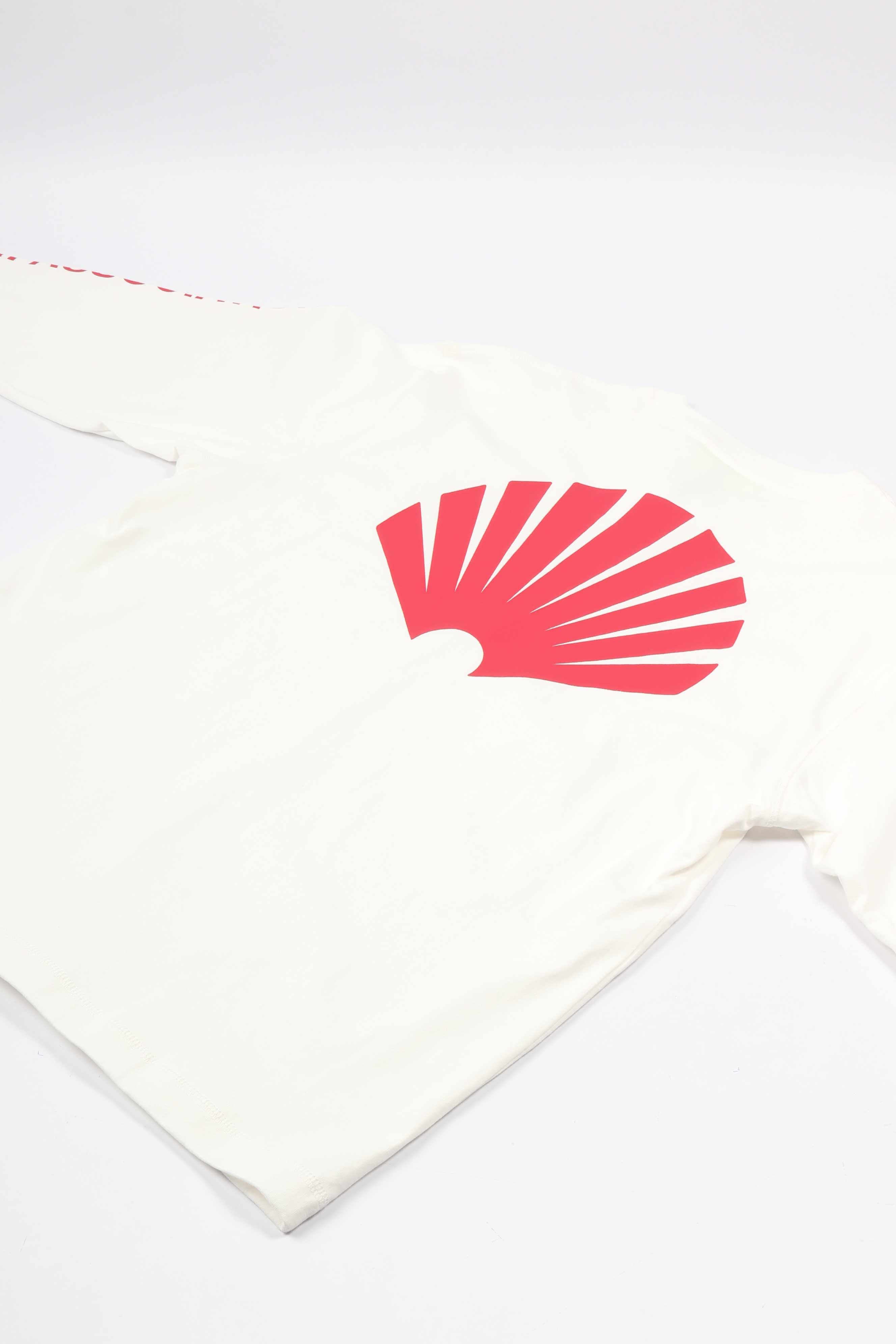 Logo longsleeve w. white / red