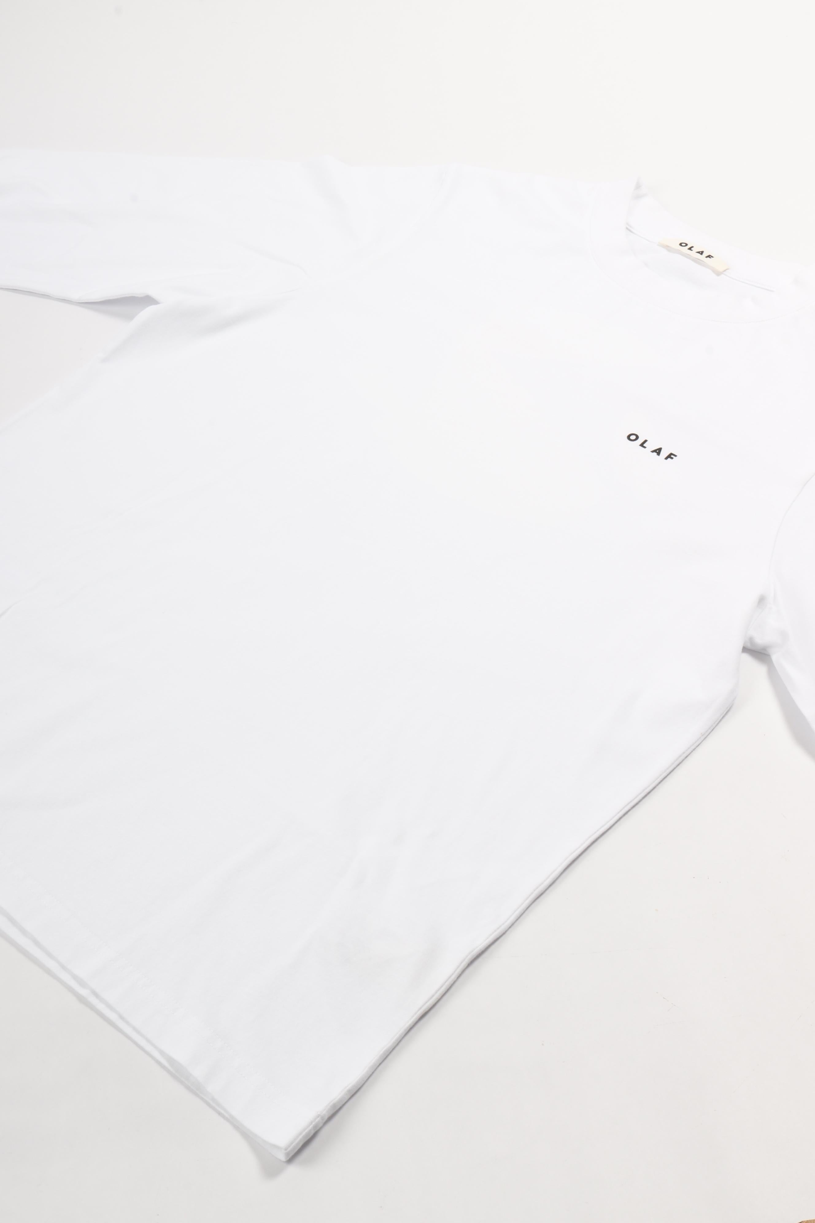 Broken plate ls tee optical white