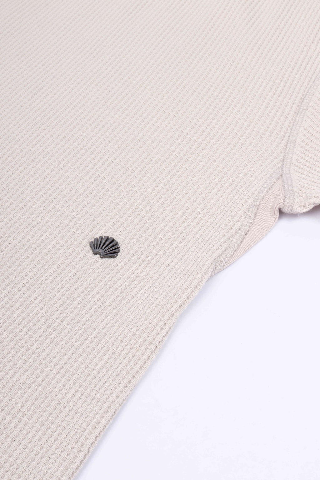 Waffle longsleeve washed grey
