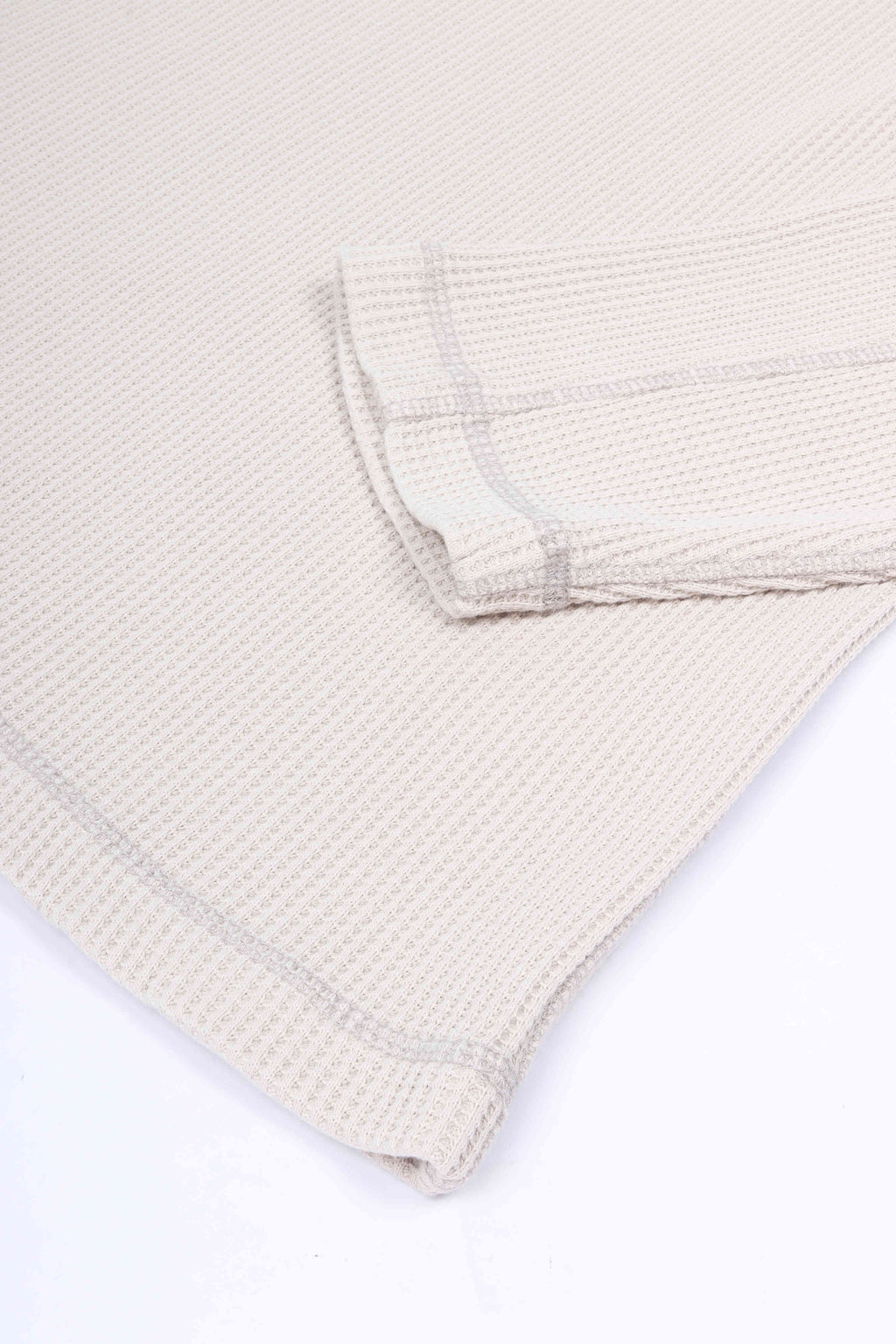 Waffle longsleeve washed grey