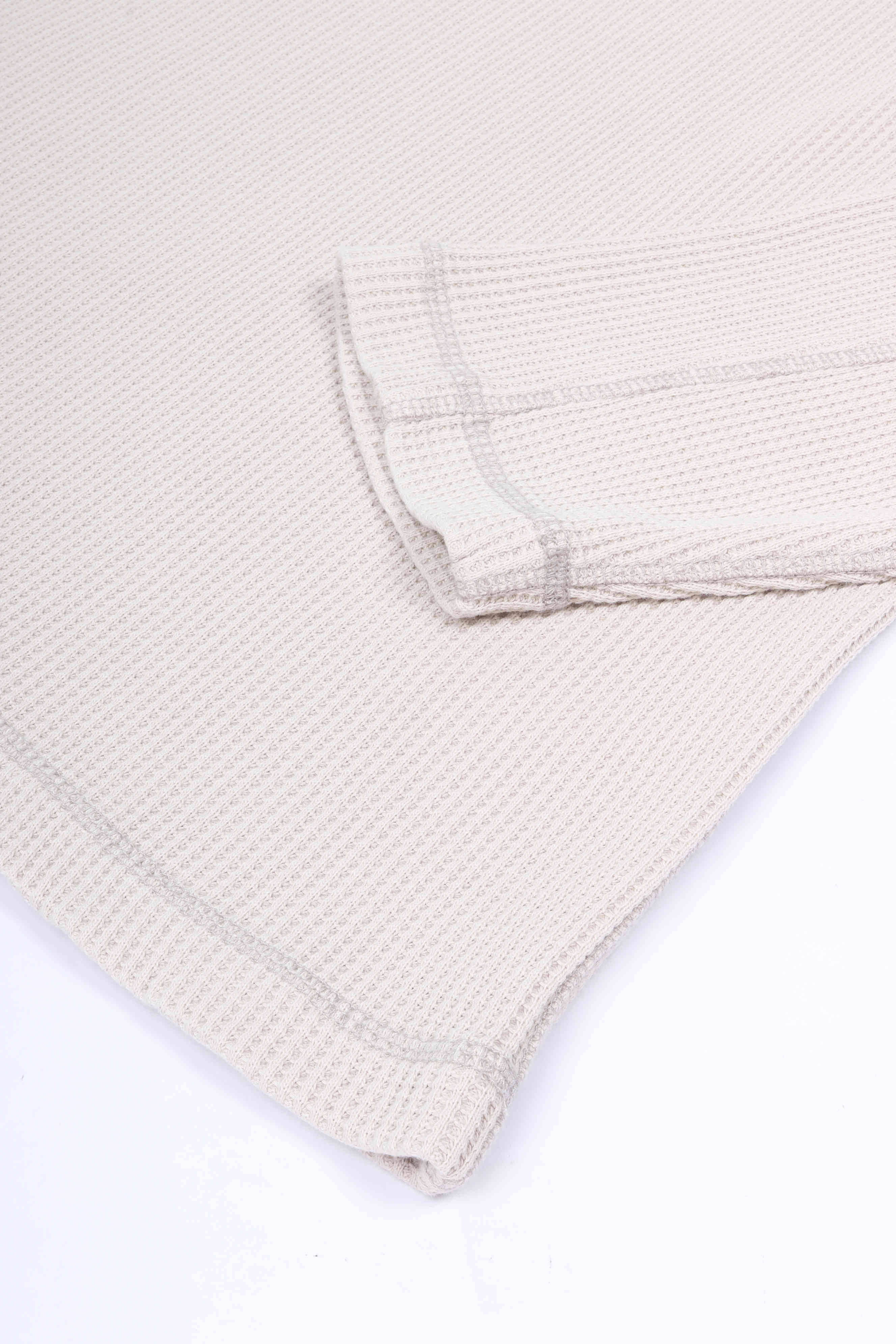 Waffle longsleeve washed grey