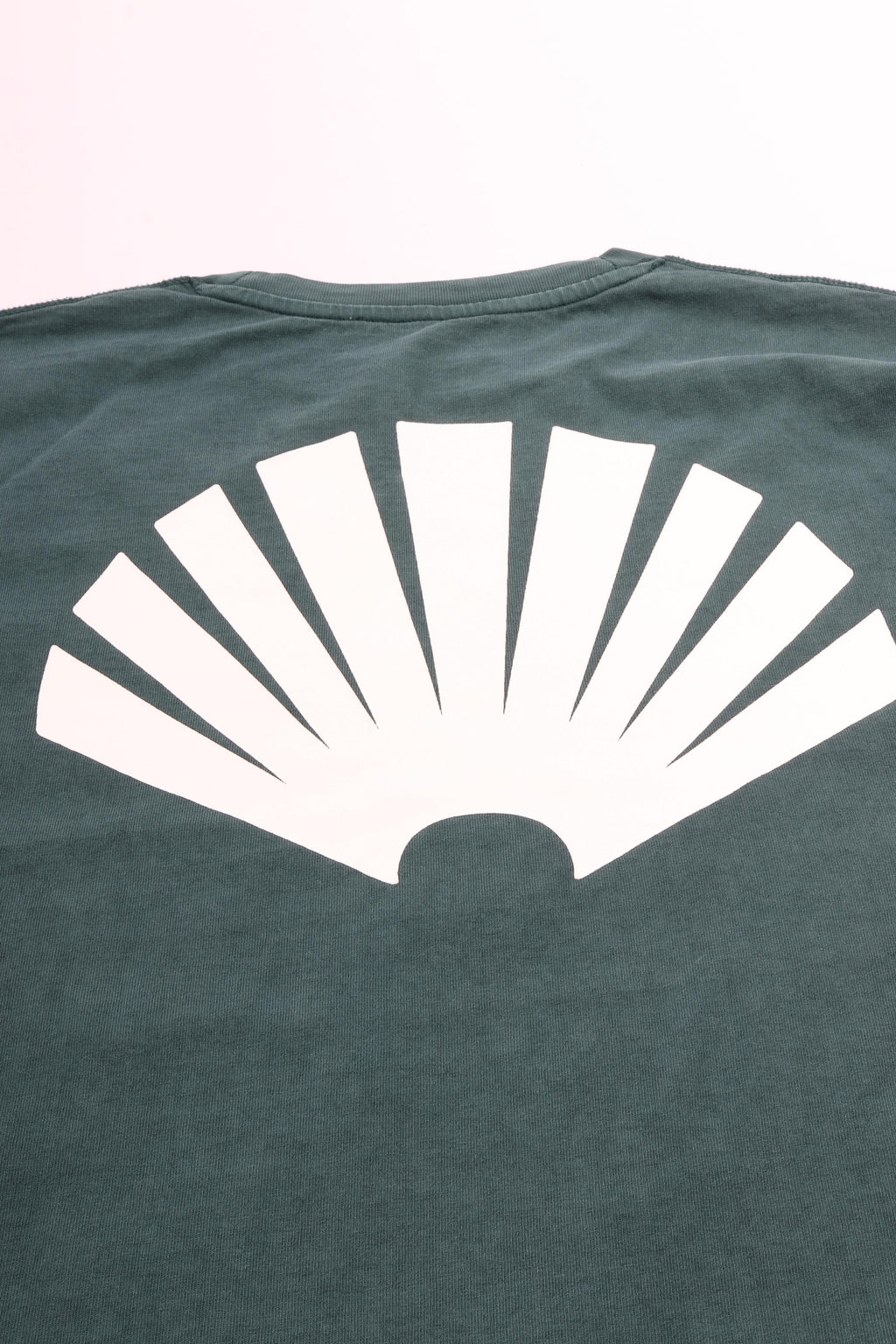 Logo longsleeve bottle green/white