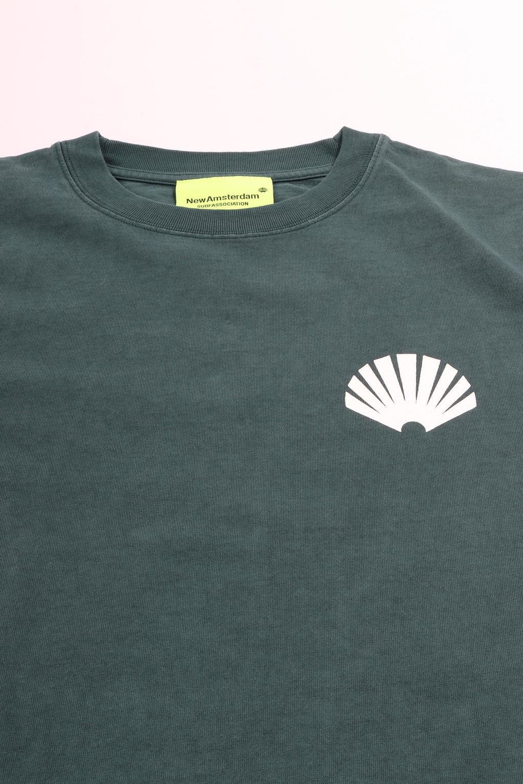 Logo longsleeve bottle green/white